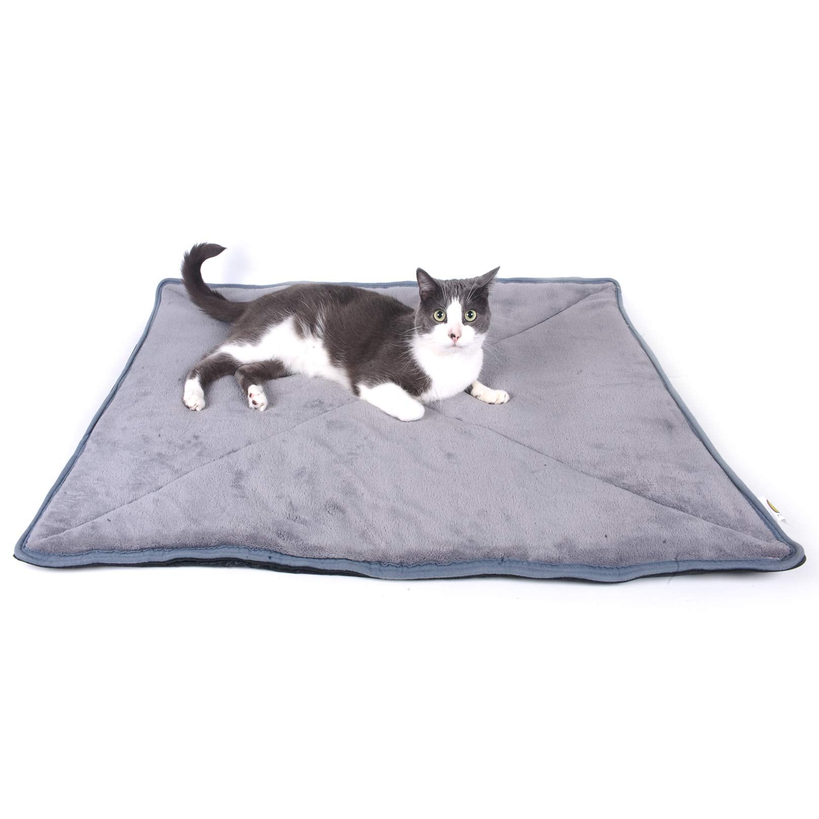 Pet Magasin Cat Thermal Bed Self-Heating Pads For Small Pets, [2-Pack Combo] One Large (28.5' X 34.5') And One Small (17'' X 11'')