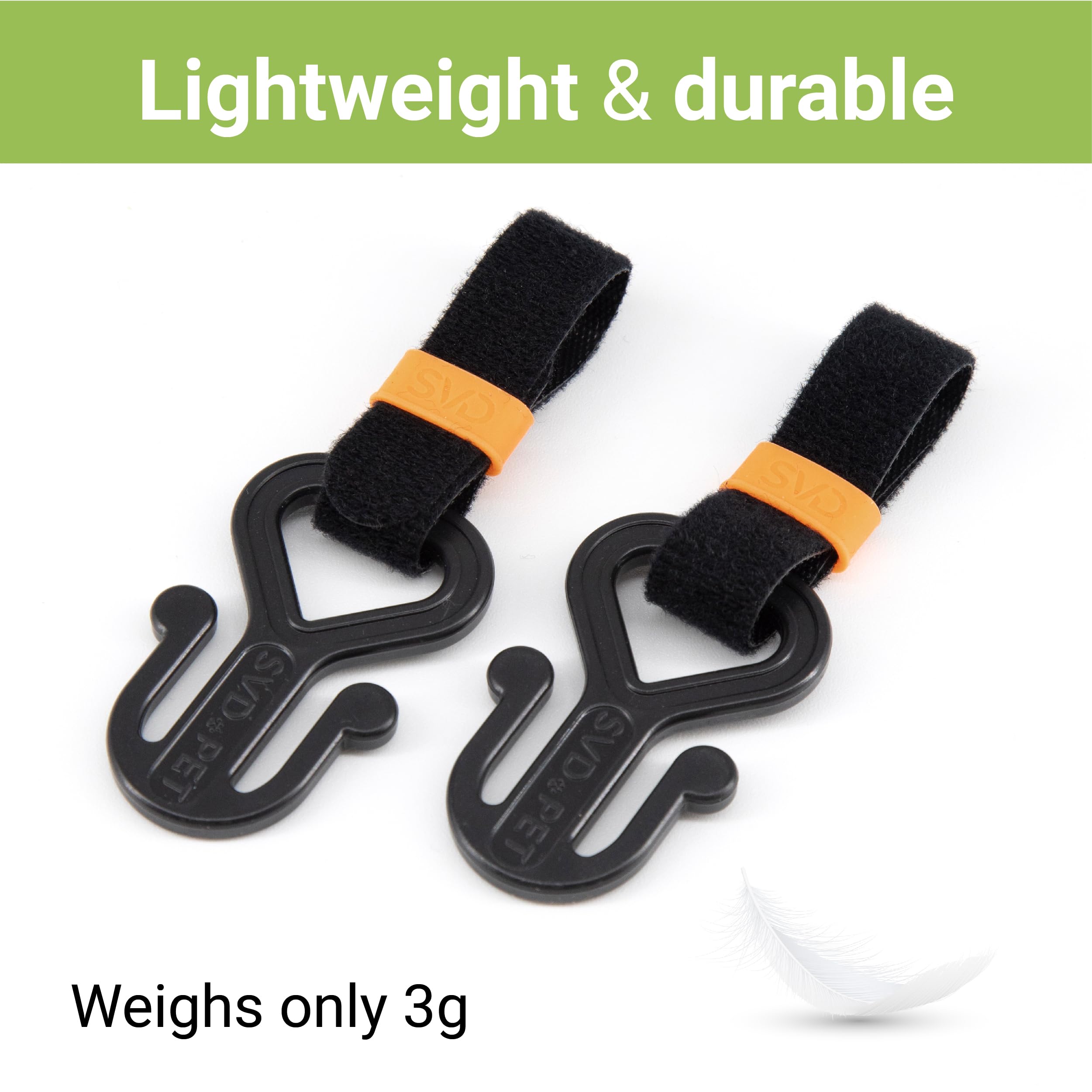 Svd.Pet Dog Poop Bag Holder, Waste Bag Holder, Dog Poop Bag Carrier, Hand Free Holder (Black)