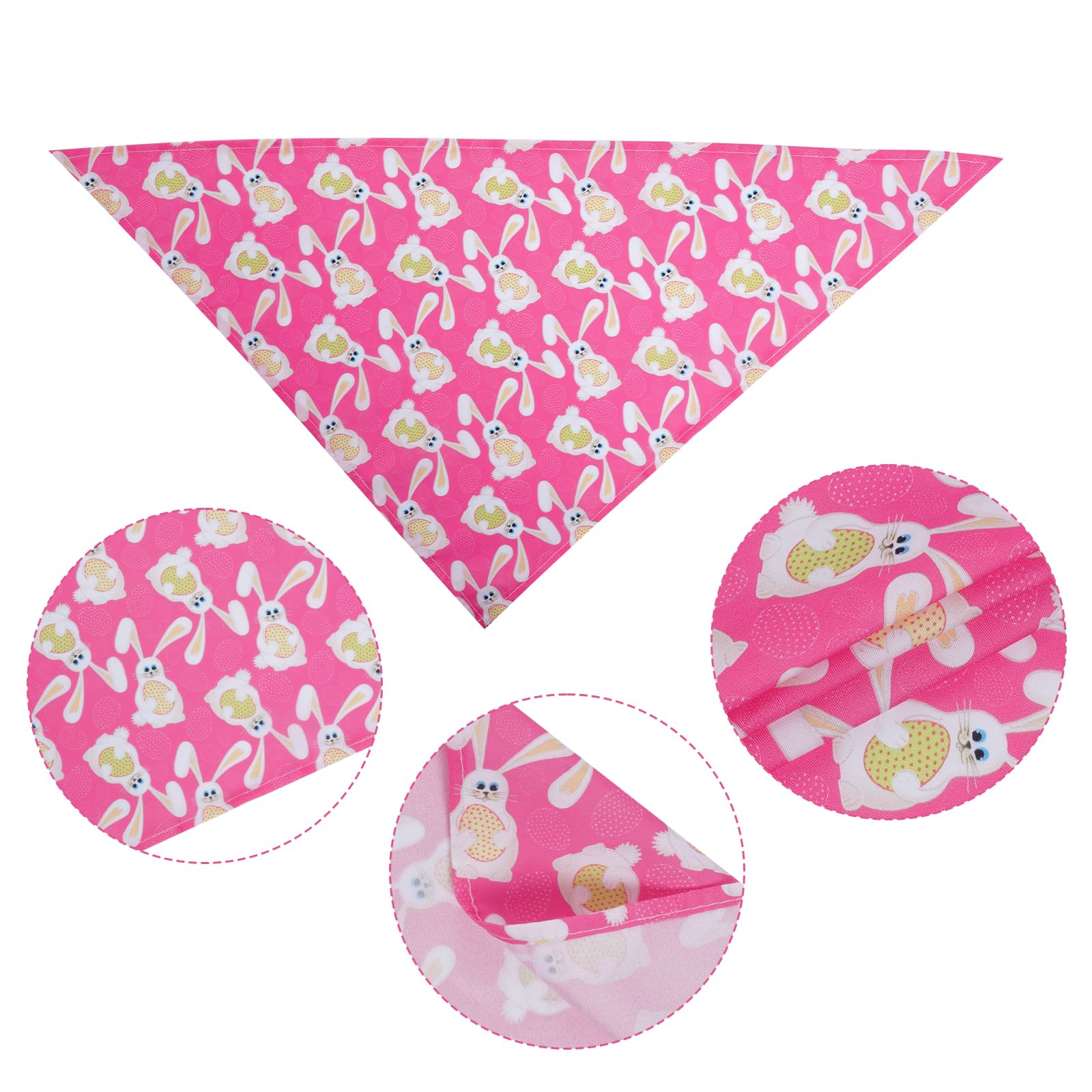 Choyaxo Dog Easter Costume Including Bunny Ears Headband Bandana
