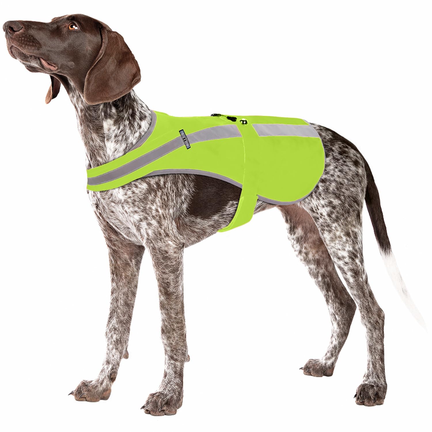 Reflective Dog Vest For Large And Xl Breeds, High Visibility Dog Safety Vest Harness With Removable Bell Keep Safe From Hunting,