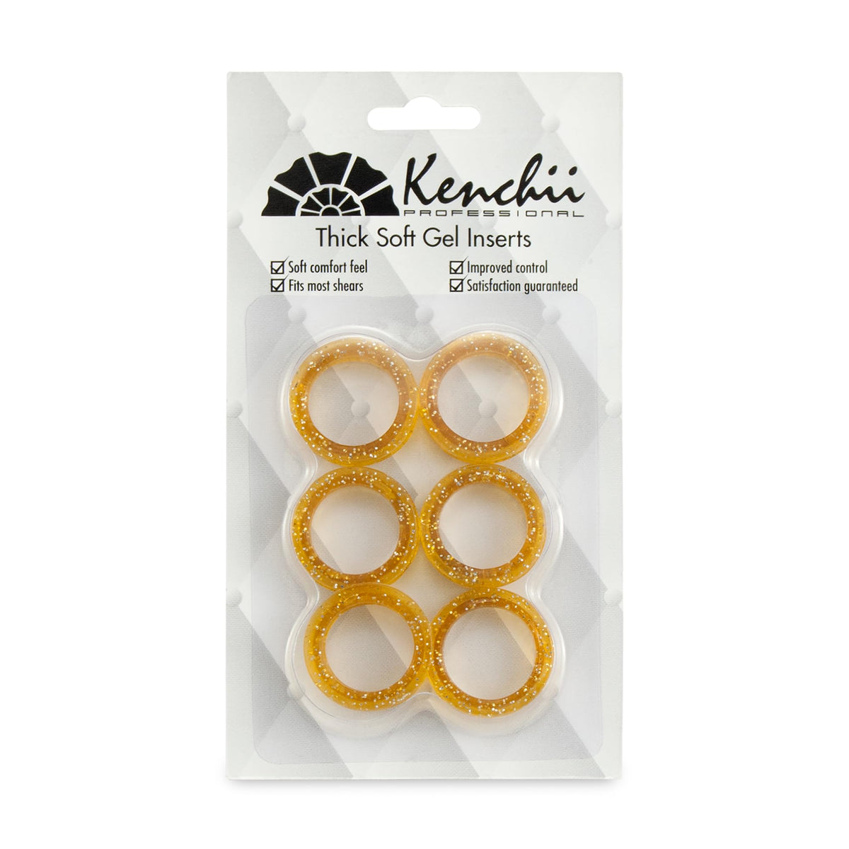 Kenchii Extra Soft Premium Shear Finger Ring Inserts - Thick, Quality Comfort. Elevate Your Grooming Experience With Precision And Style In Multiple Colors