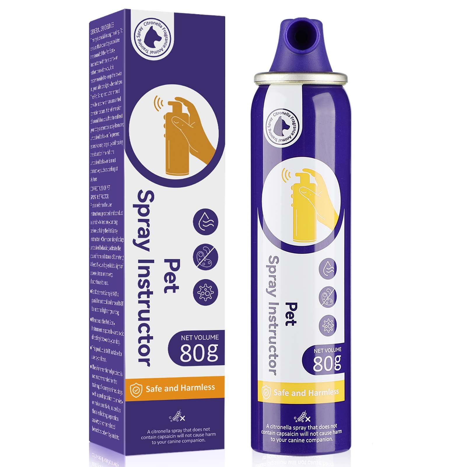Kdszjdv Dog Corrector Spray, 80Ml 1 Pack Dog Trainer Spray To Dogs From Stopping Unwanted Behaviors Pet Trainer Spray, Barking, 