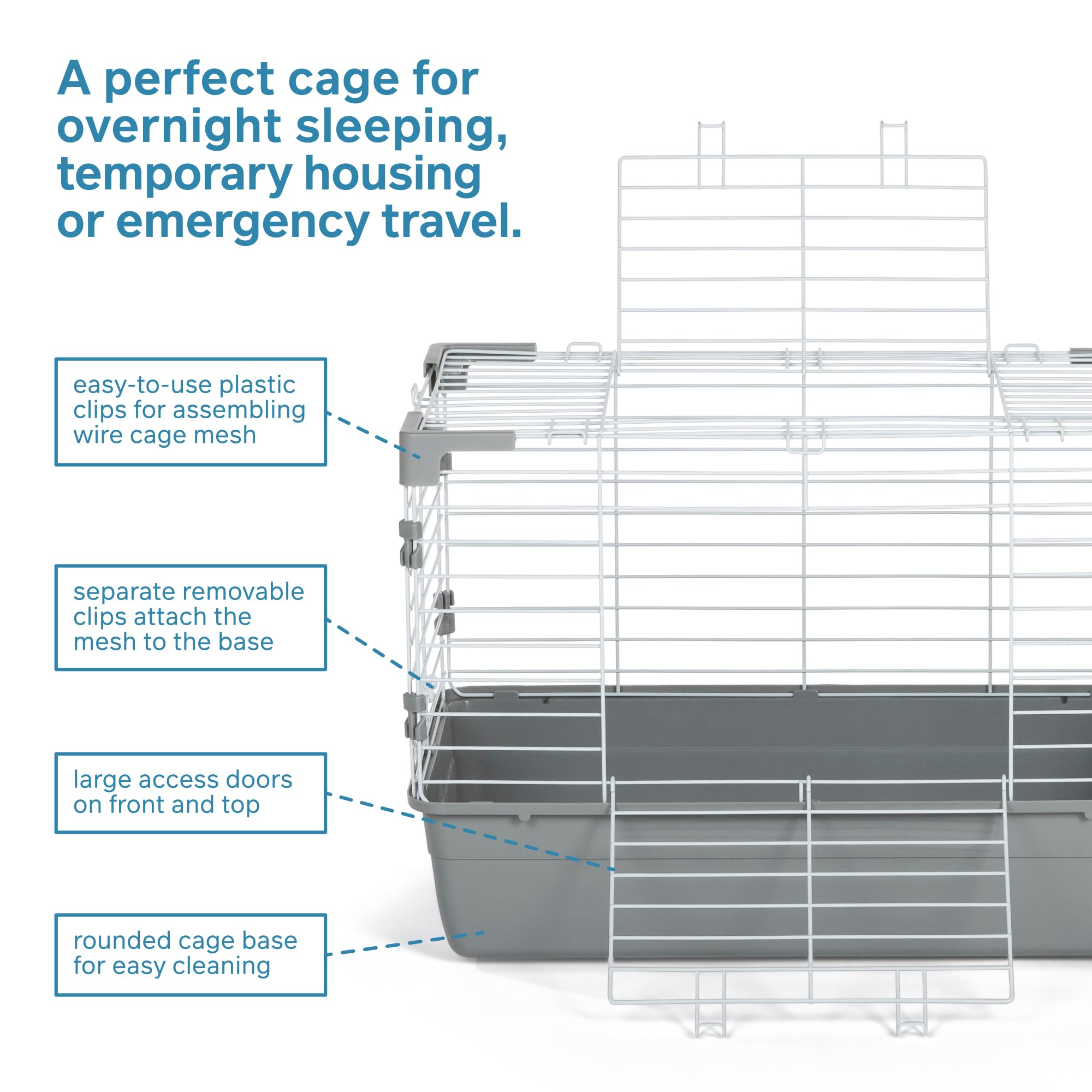 Prevue Pet Products Small Animal Tubby - Gray Base, Extra Small