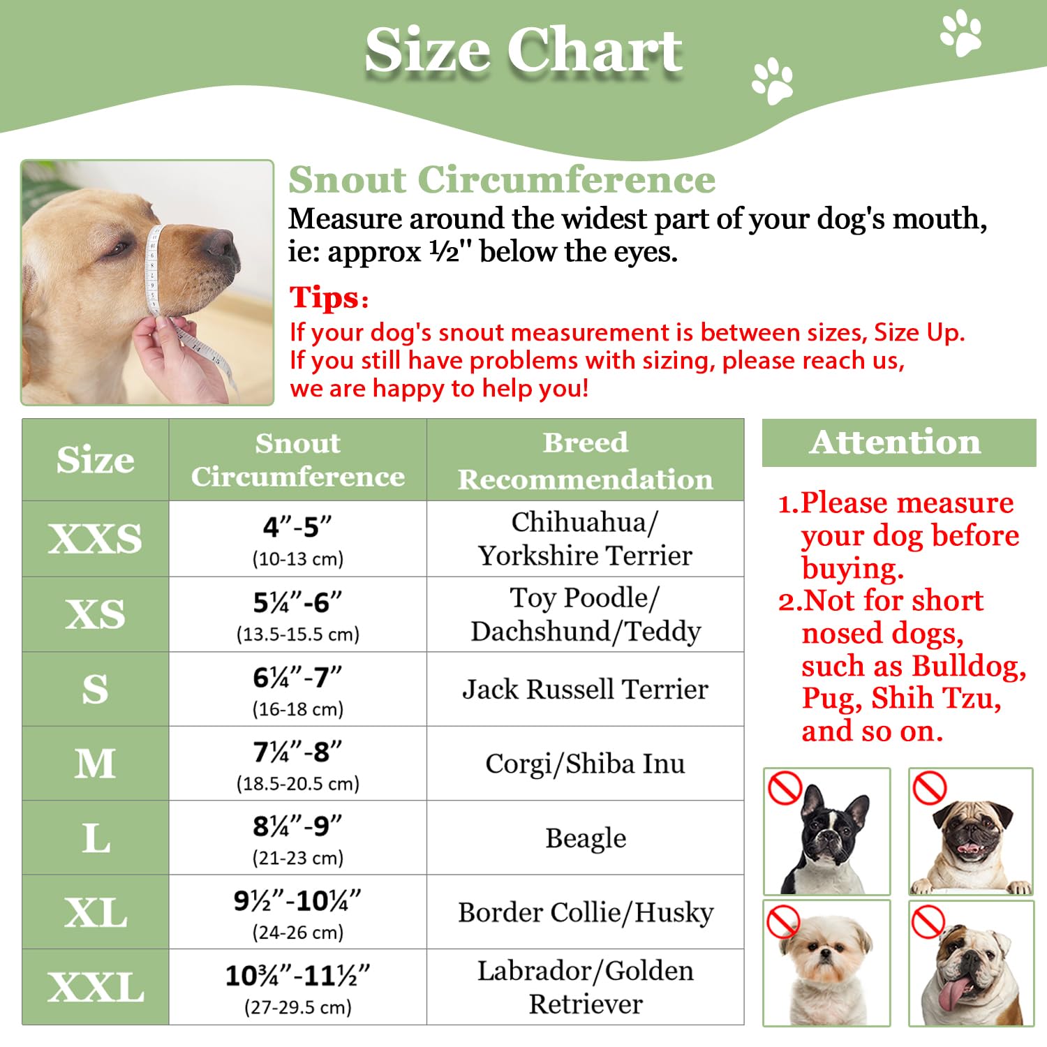 Dog Muzzle, Soft Mesh Muzzle for Small Medium Large Dogs Chihuahua Poodles Beagle Dachshund Corgis Labrador Golden, Puppy Muzzle