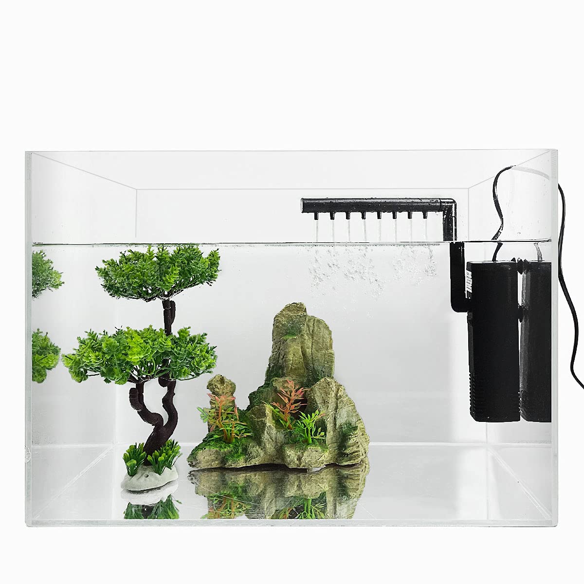 Fedour Submersible Aquarium Internal Filter, Filter With Water Pump For Fish Tank Up To 35 Gallon (For 1-20 Gallon)