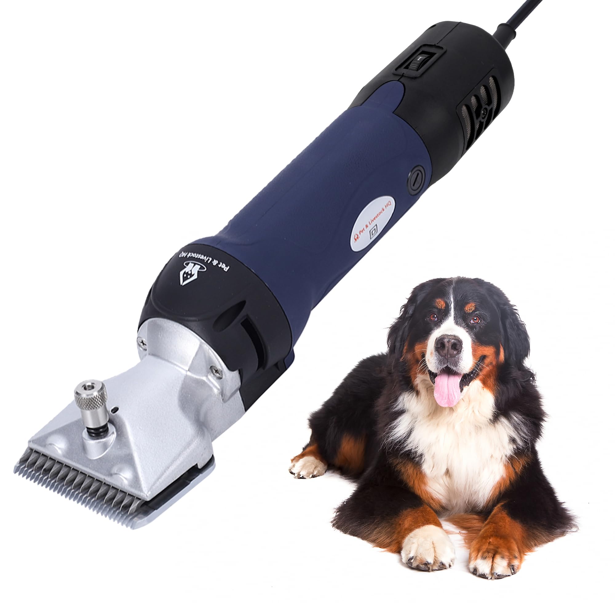 Professional Dog Grooming Clippers For Thick Coats - Shears Heavy Duty Hair Cutting Kit - Large Dog Shaver Set - Pet Trimmer For