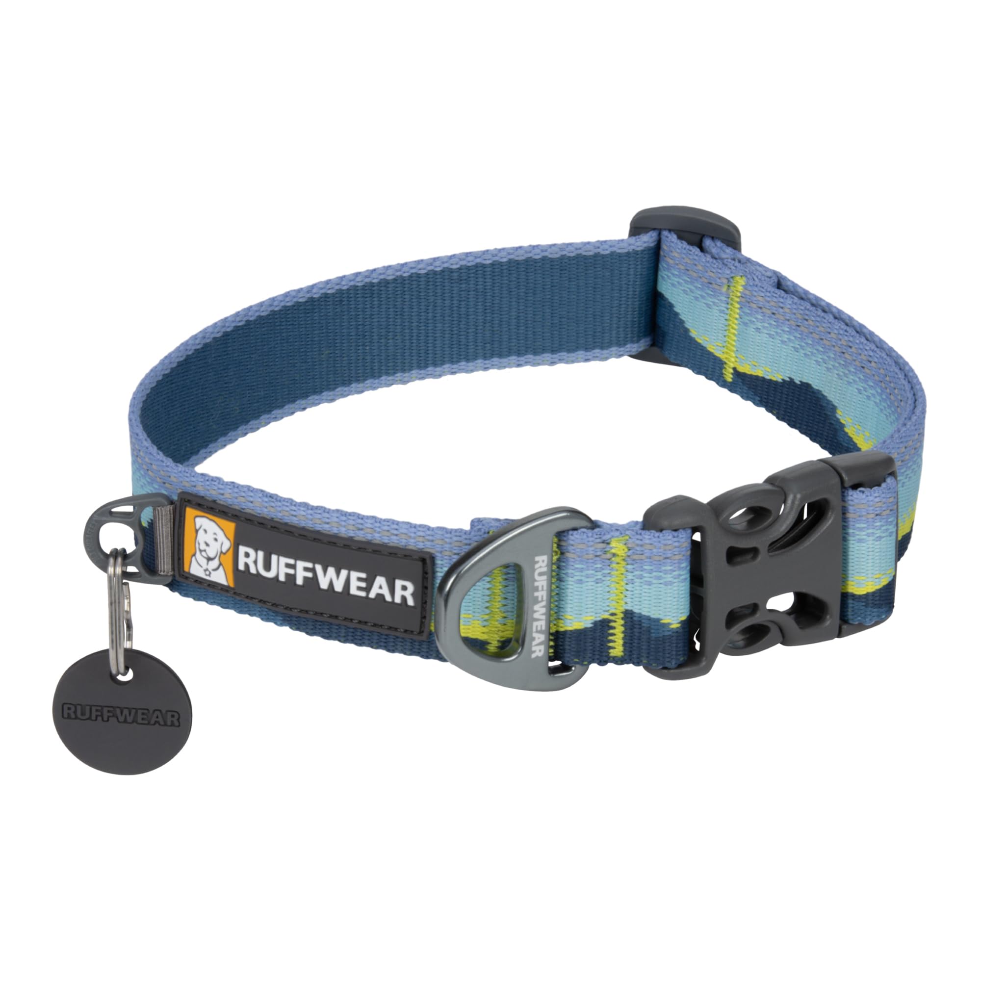 Ruffwear, Crag Dog Collar, Reflective and Comfortable Collar for Everyday Use, Alpine Dawn, 20-26