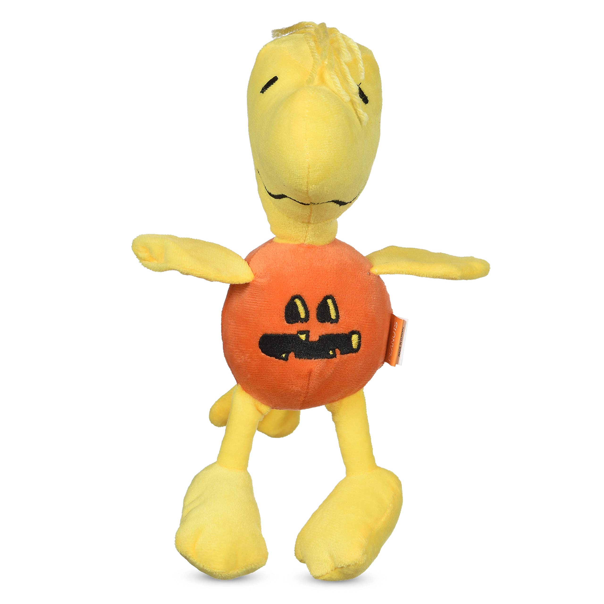Peanuts for Pets Woodstock Pumpkin Squeaker Pet Toy Halloween Woodstock Squeaky Pet Toy  Peanuts Dog Toys, Woodstock for Pets, W