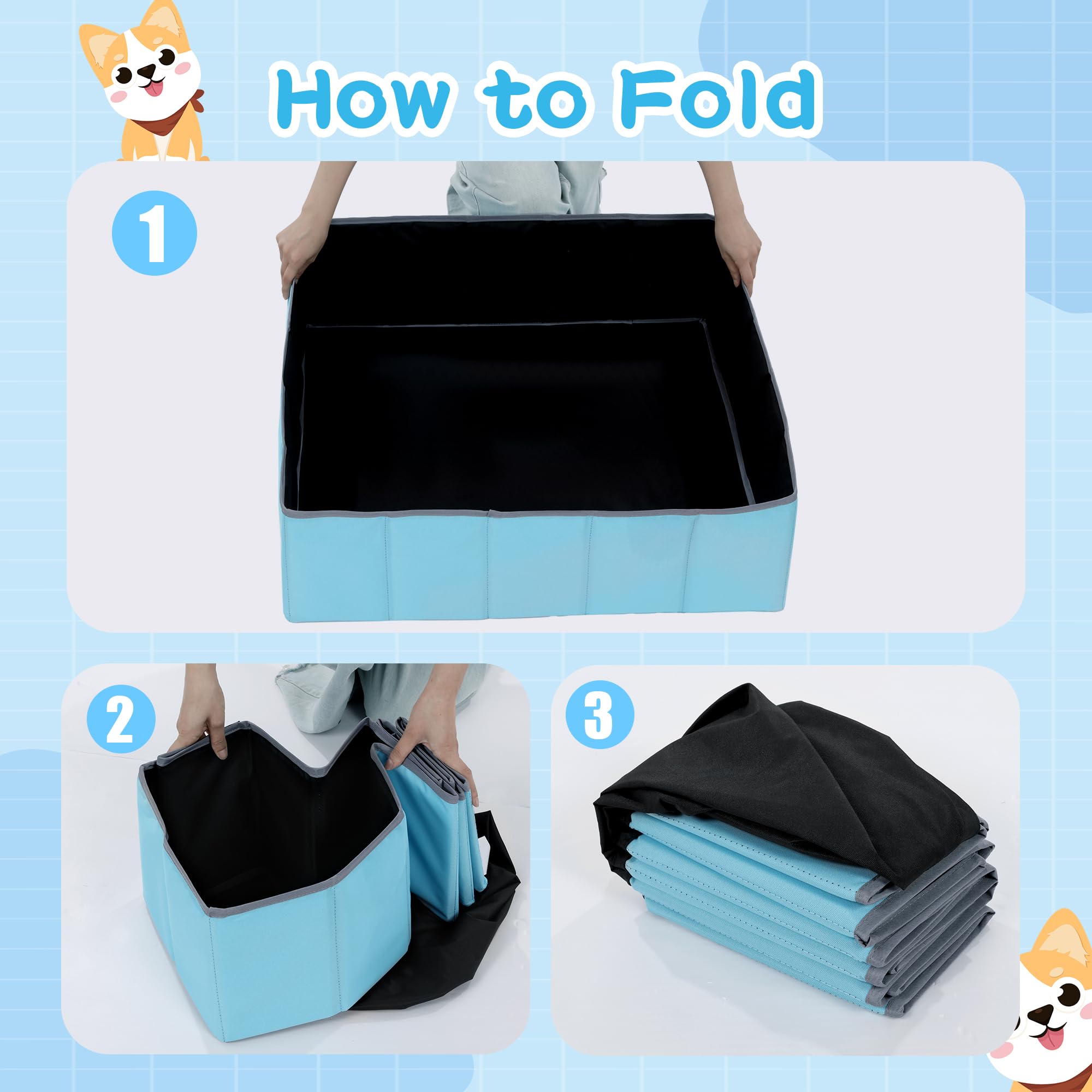 Balapet Whelping Box For Dogs And Puppies,Foldable &Portable Whelping Pen, Puppy Playpen Dog Birthing Whelping Supplies