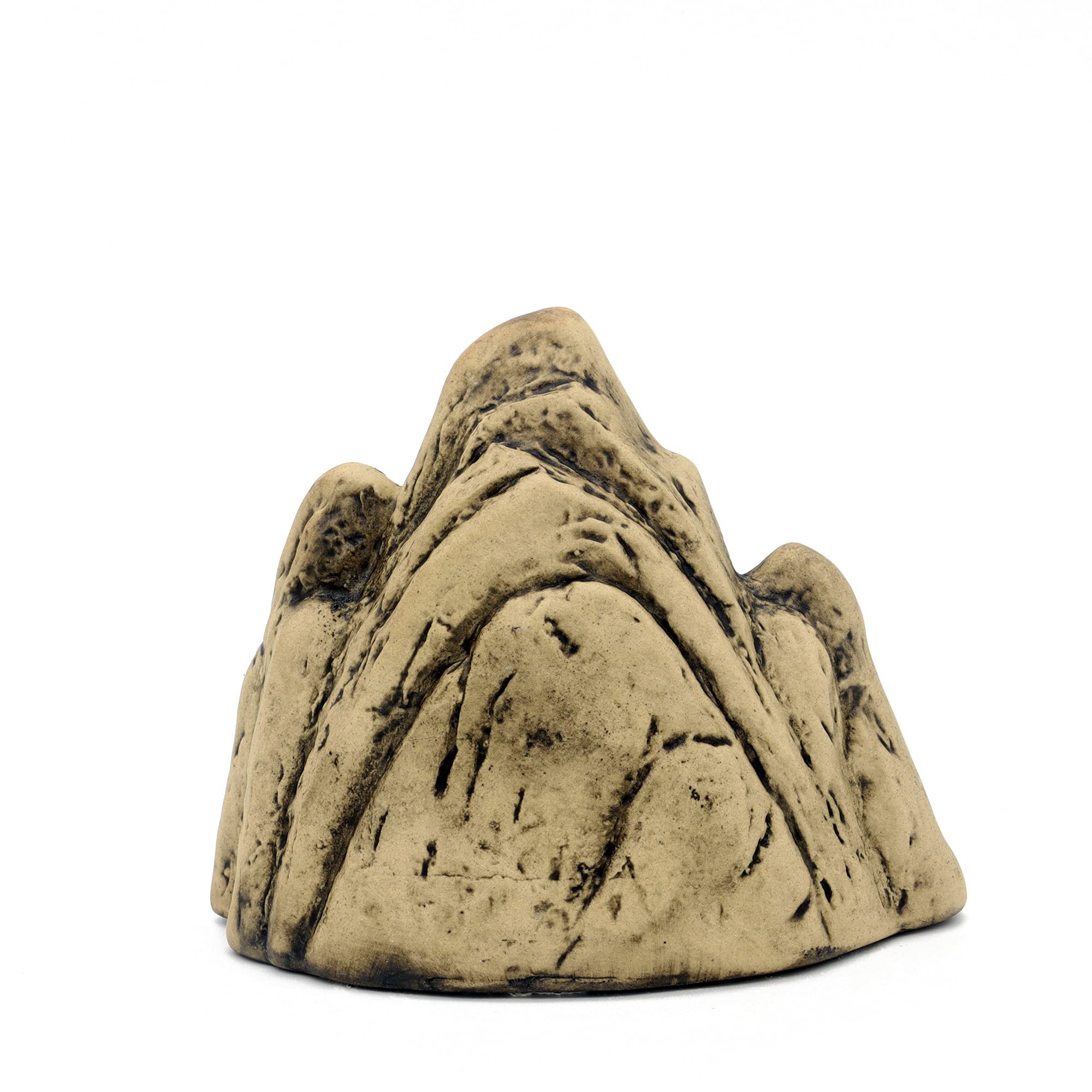 Alegi Aquarium Ceramic Decoration Mountain, Cave Rock For Cichlids, Betta Fish Tank (Mountain)
