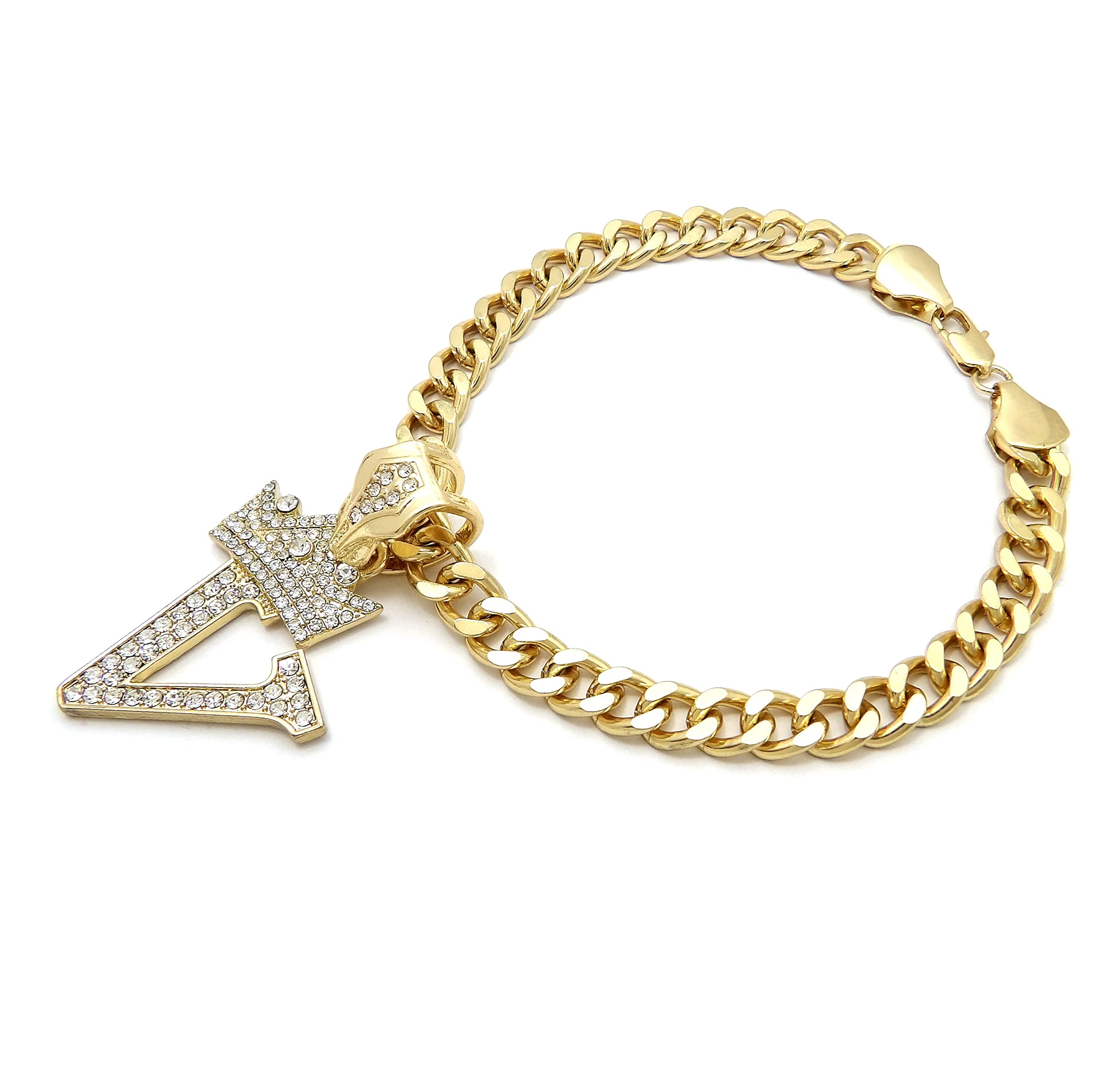 Initial Letter Cuban Chain Dog Chain Pet Chain Pet, Cat, Puppy Necklace (V, 20'')