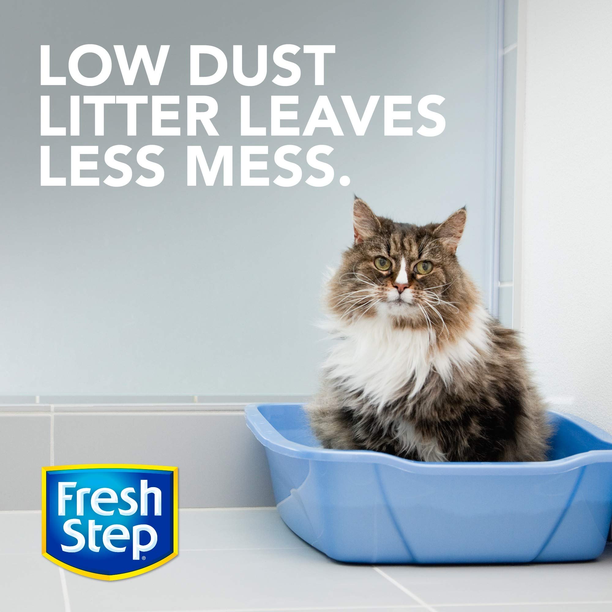 Fresh Step Multi-Cat Scented Litter with the Power of Febreze, Clumping Cat Litter, 34 Pounds (Package May Vary) (Package May Va