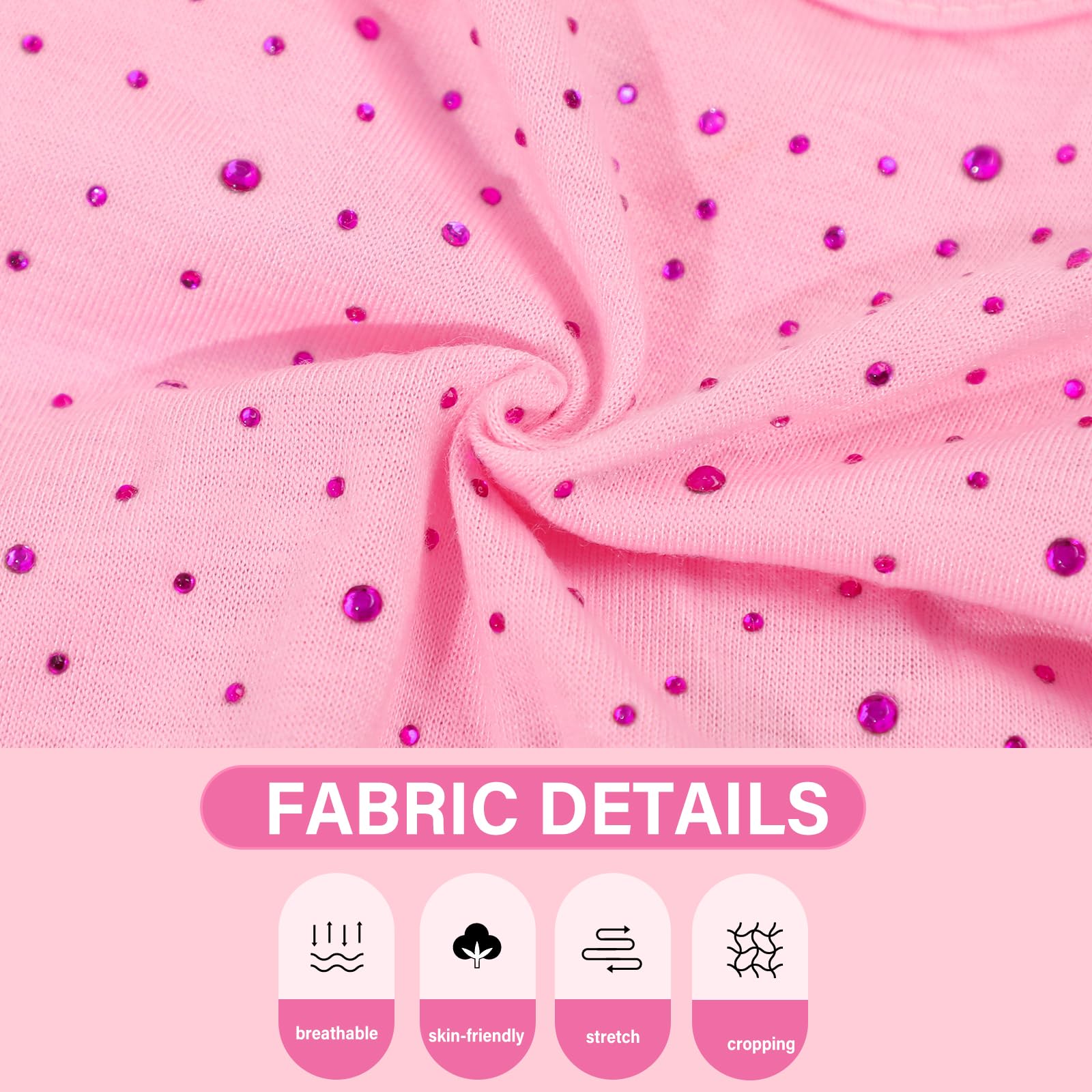 2 Pieces Dog Dress With Bling Rhinestones Cute Princess Puppy Clothes For Small Dog Girls Female Doggie Pet Dress Tutu Outfit Fo