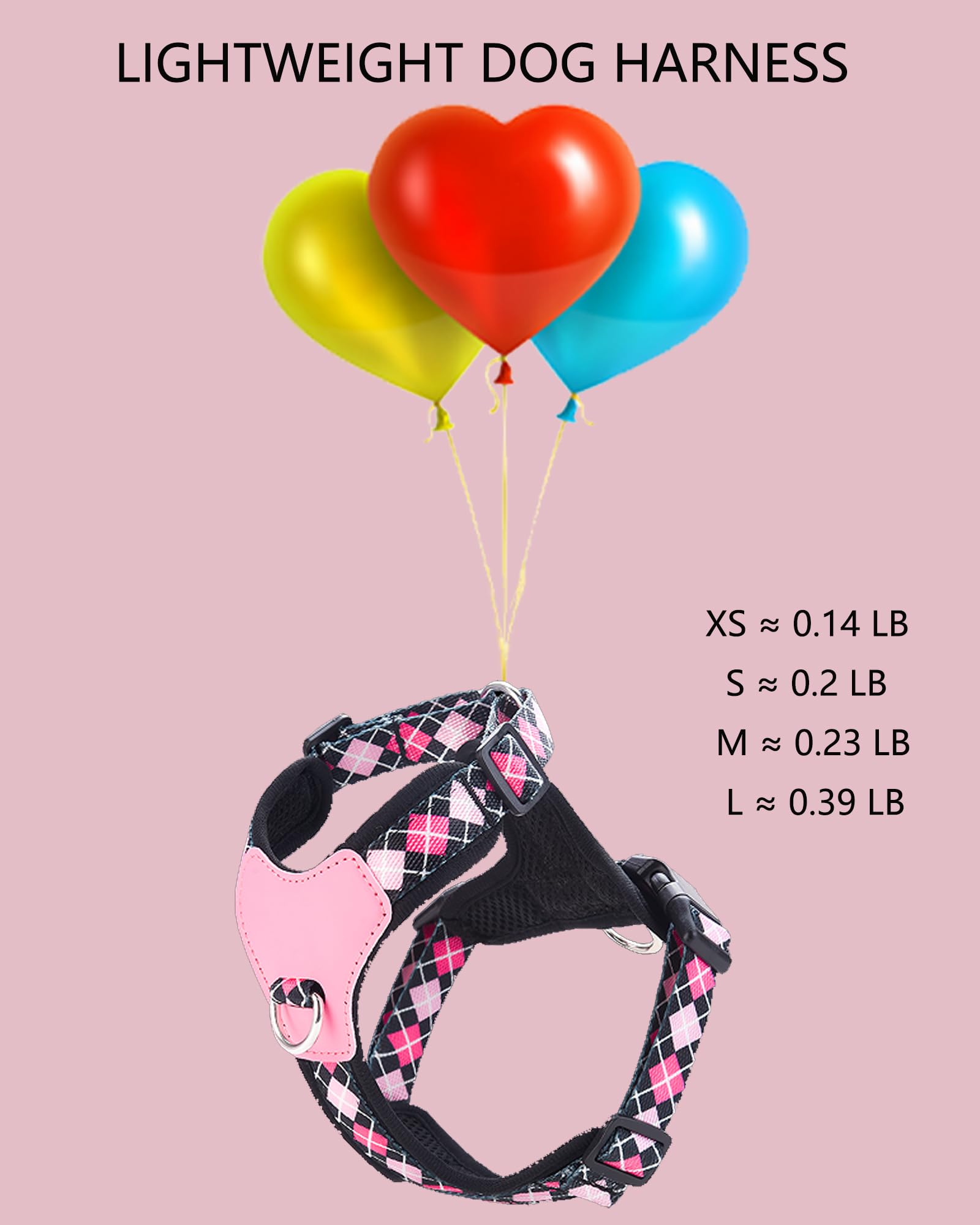 Black Xs Dog Harness For Small Dogs, No Pull Dog Harness With 2 Leash Clips, Puppy Harness, Dog Vest Harness(Black, Xs)