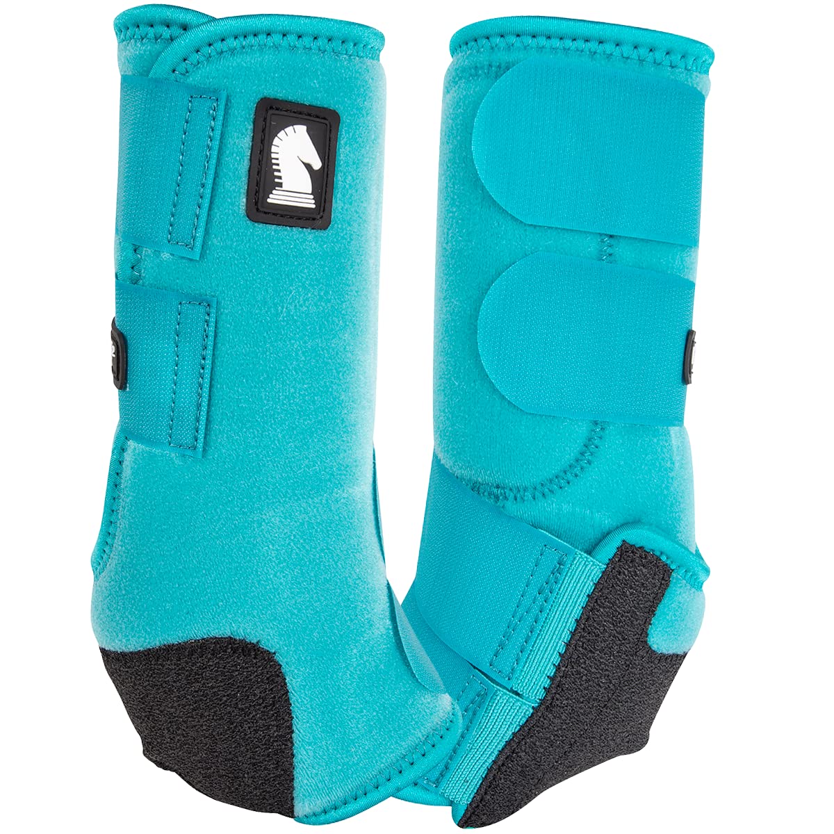 Classic Equine Legacy2 Support Boots, Hind (Aqua, Large)