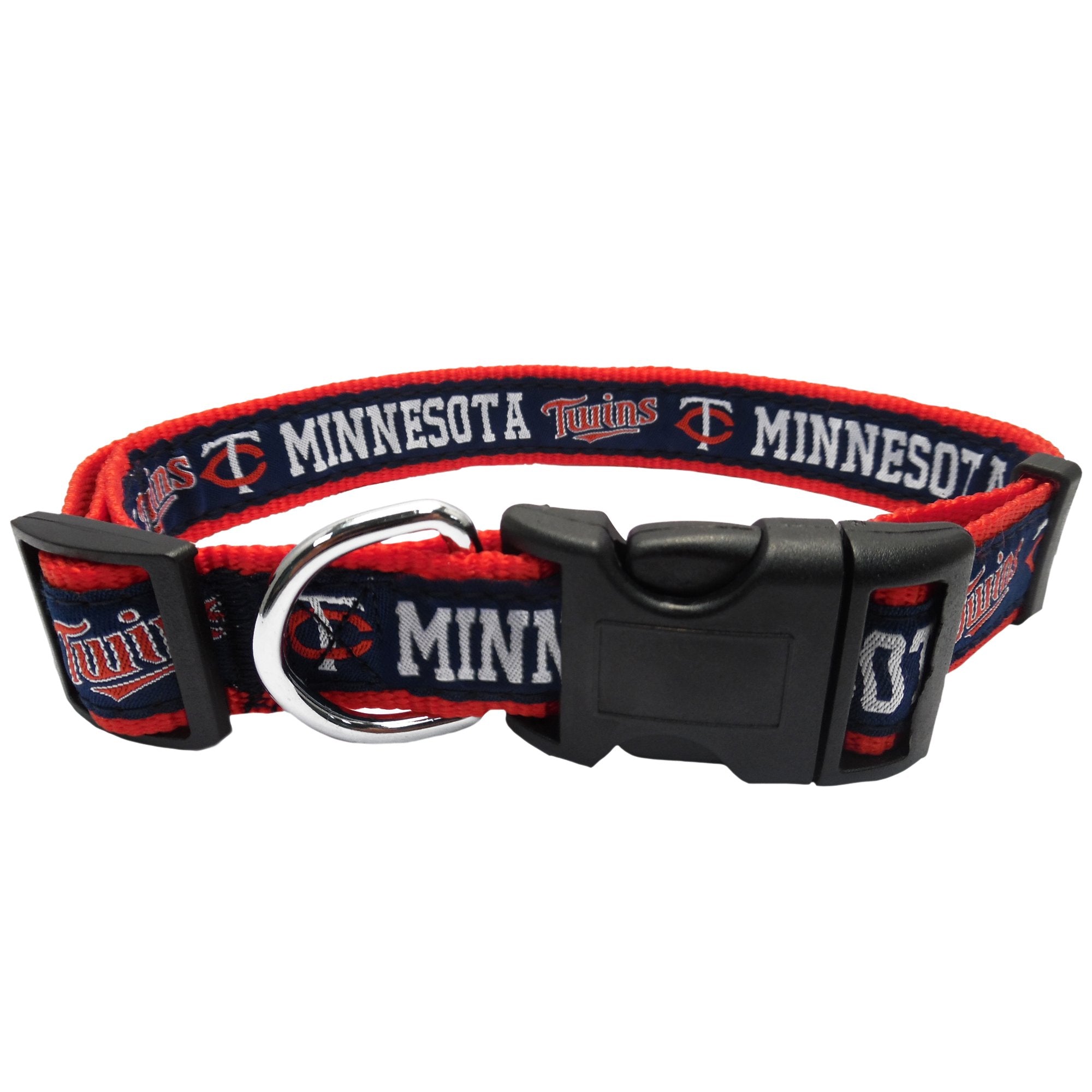 Mlb Minnesota Twins Dog Collar, Large
