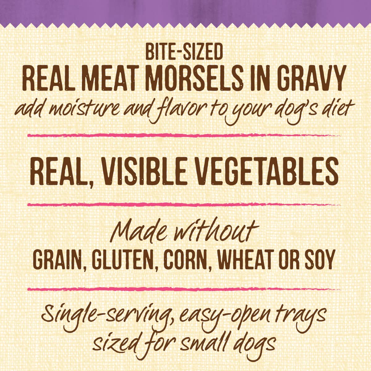 Merrick Lil Plates Grain Free And Gluten Free Natural Wet Dog Food For Small Dogs, Soft Itsy Bitsy Beef Stew - (Pack of 12) 3.5