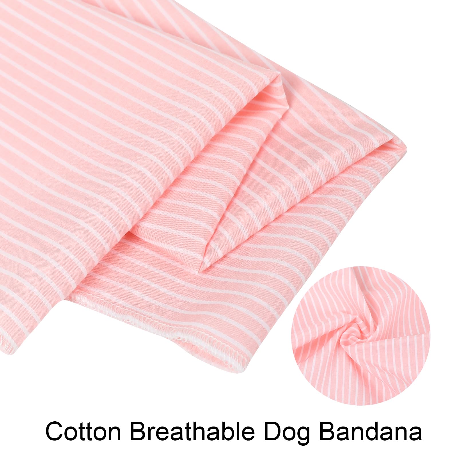 Aring Pet Summer Dog Bandana-Cute Pink Dog Bandanas, Comfortable Pet Scarf Dogs Triangle Bibs For Small To Large Girl Dogs And C