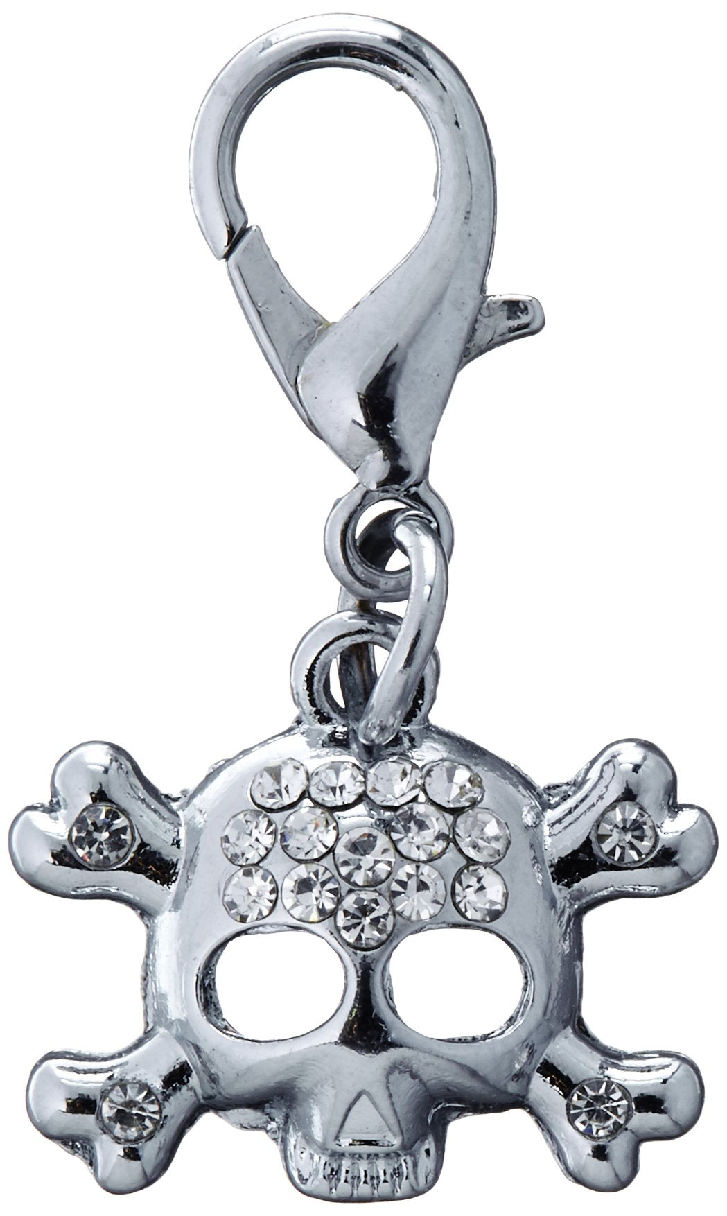 Mirage Pet Products Lobster Claw Skull Charm Clear