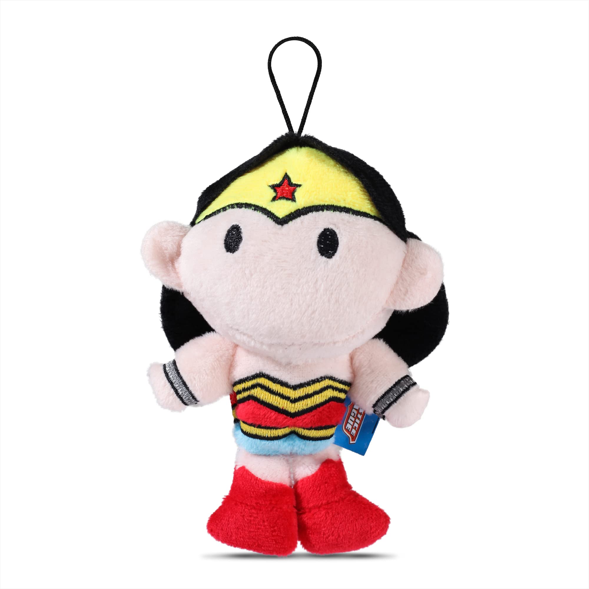 Dc Comics For Pets Wonder Woman Mini Plush Figure Dog Toy, 6' | Squeaky Plush Dog Toy | Fun And Adorable Small Dog Toy For Small Dogs In Red, Dog Toy With Squeaker