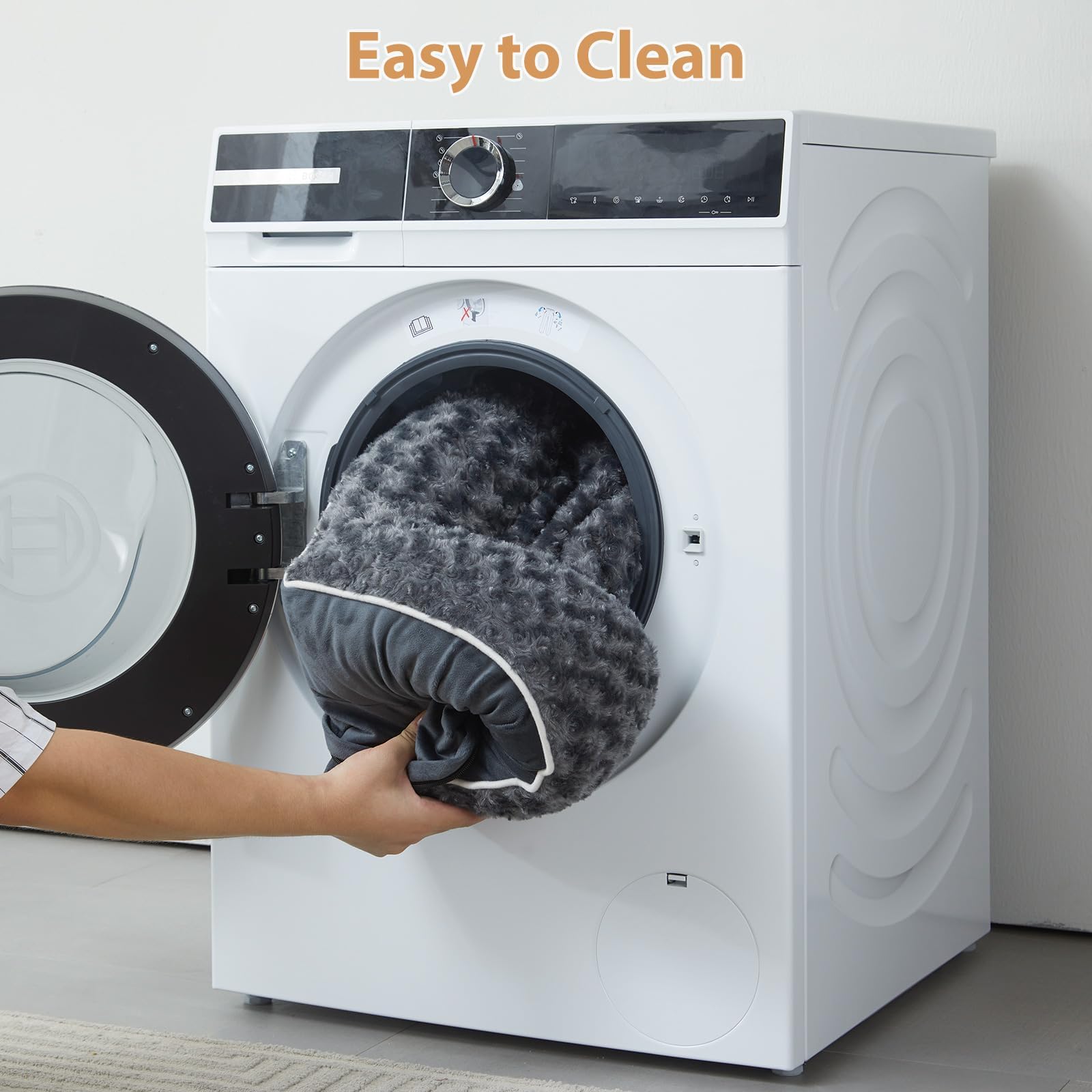 Wnpethome Waterproof Dog Beds For Large Dogs, Orthopedic Xl Dog Bed With Sides, Big Dog Couch Bed With Washable Removable Cover,