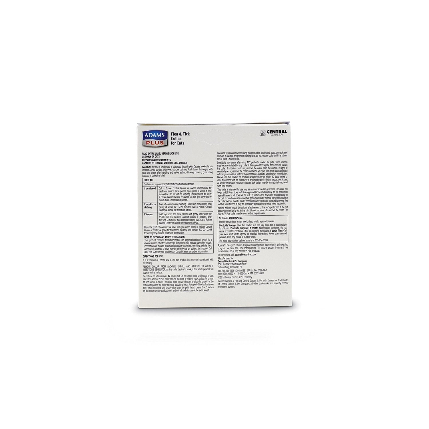Adams Plus Flea & Tick Collar For Cats & Kittens2