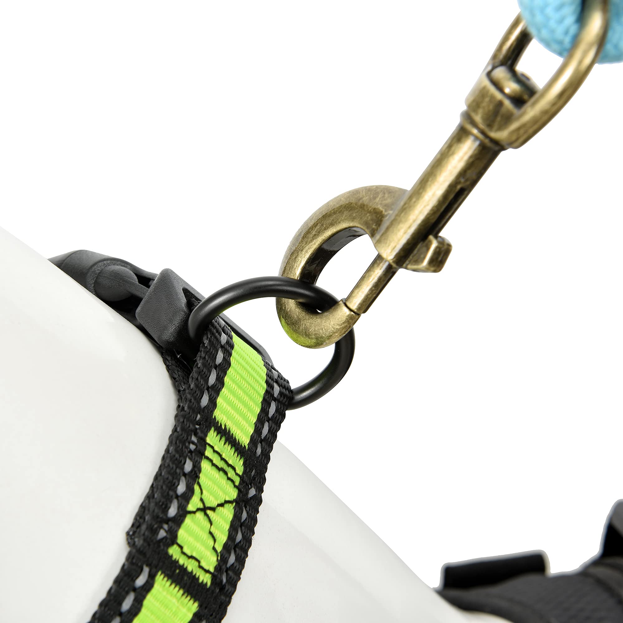 Mile High Life Dog Collar | Nylon Reflective Dog Collars | Light Weight Puppy Collars | Lime Green Dog Collars For Small Dogs (L