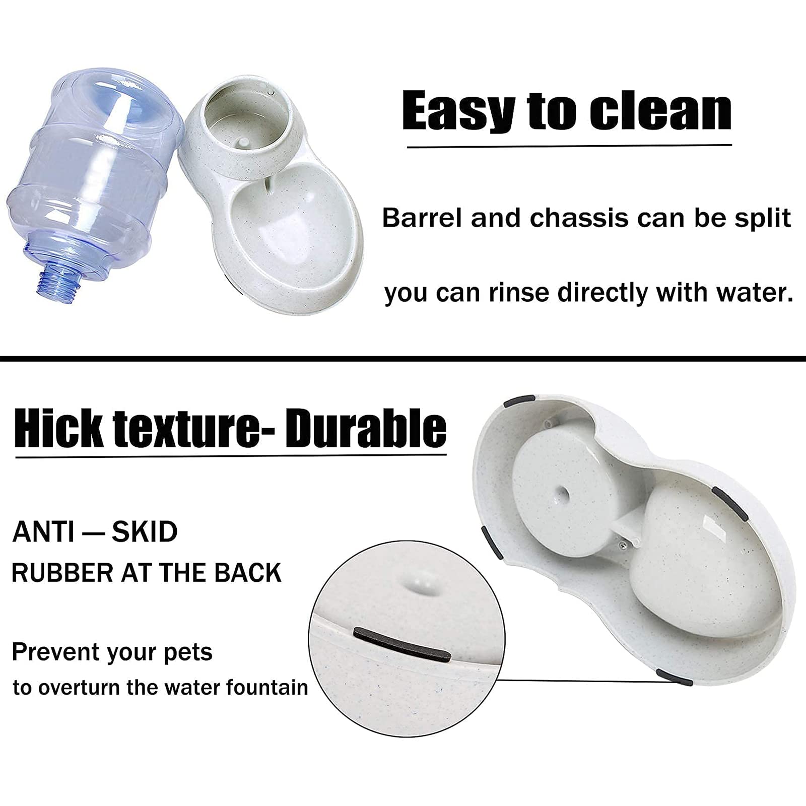 Dog Water Bowl Dispenser,3 Gallon/ 11L Pet Water Dispenser Station For Large Dogs And Cats,Gravity Automatic Feeder,Large Size D