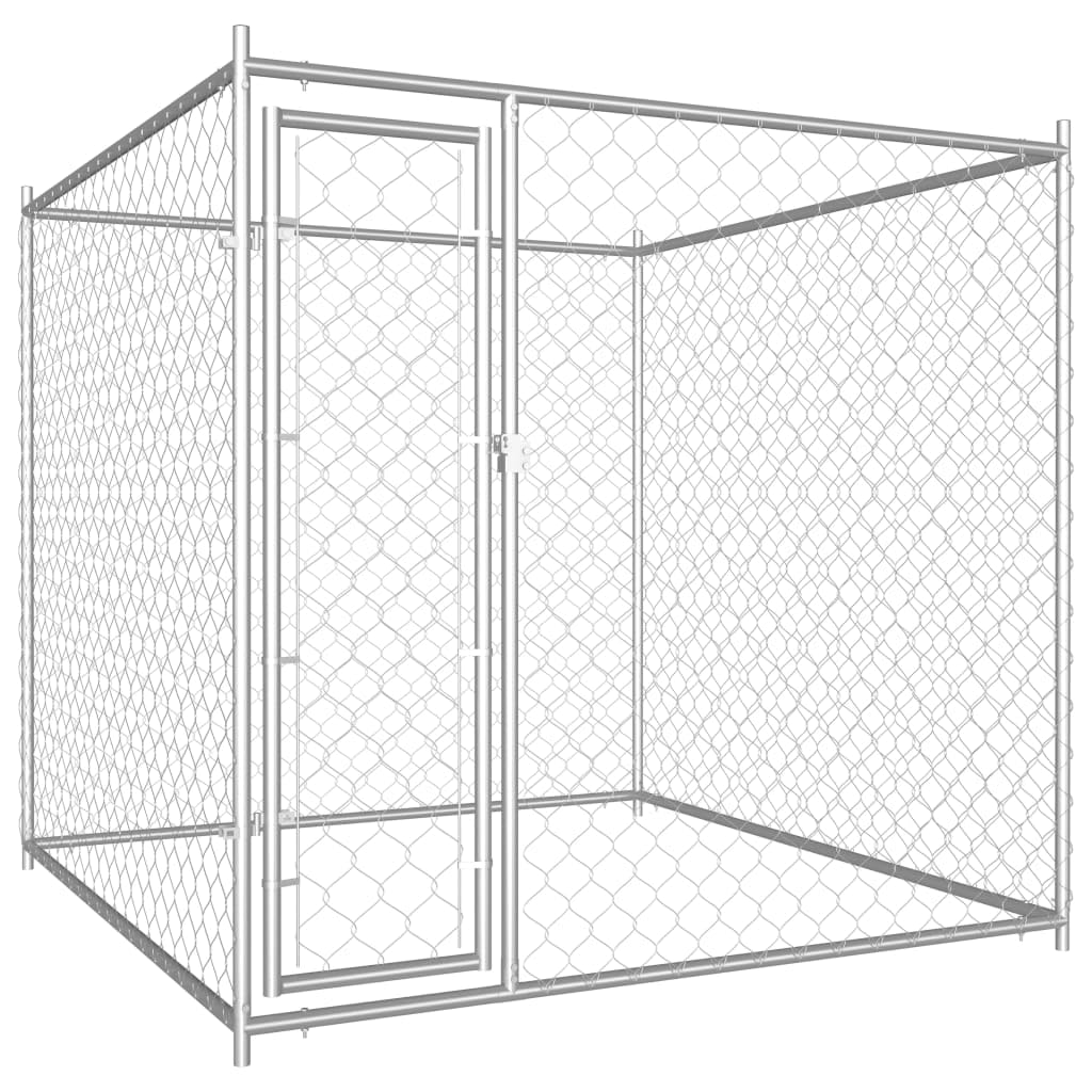vidaXL Outdoor Dog Kennel 76x76x72.8