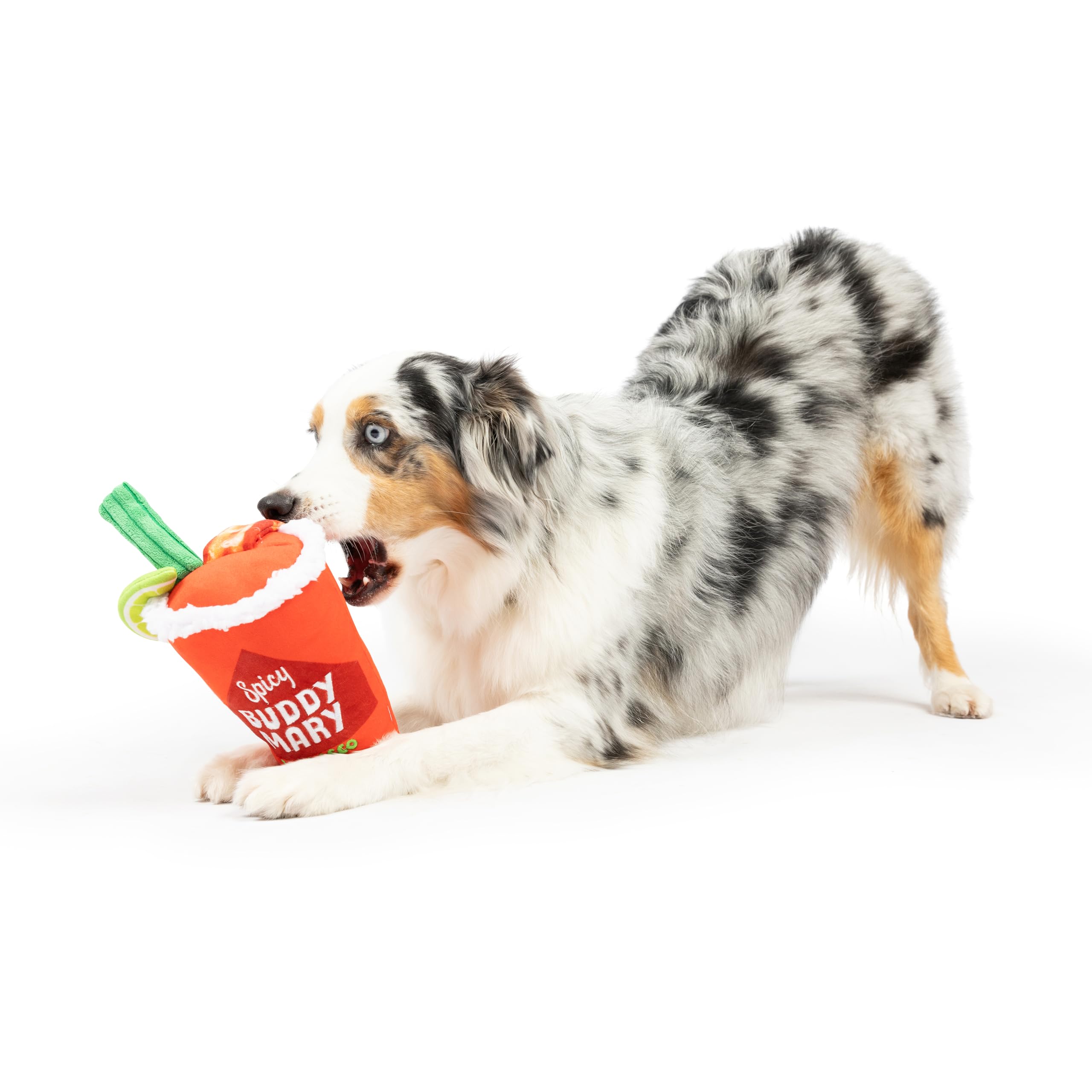 Huxley & Kent For Dogs - Buddy Mary (Large) - Yappy Hour Power Plush With Squeaker - Funny Dog Toy - H&K Squeaky Toy