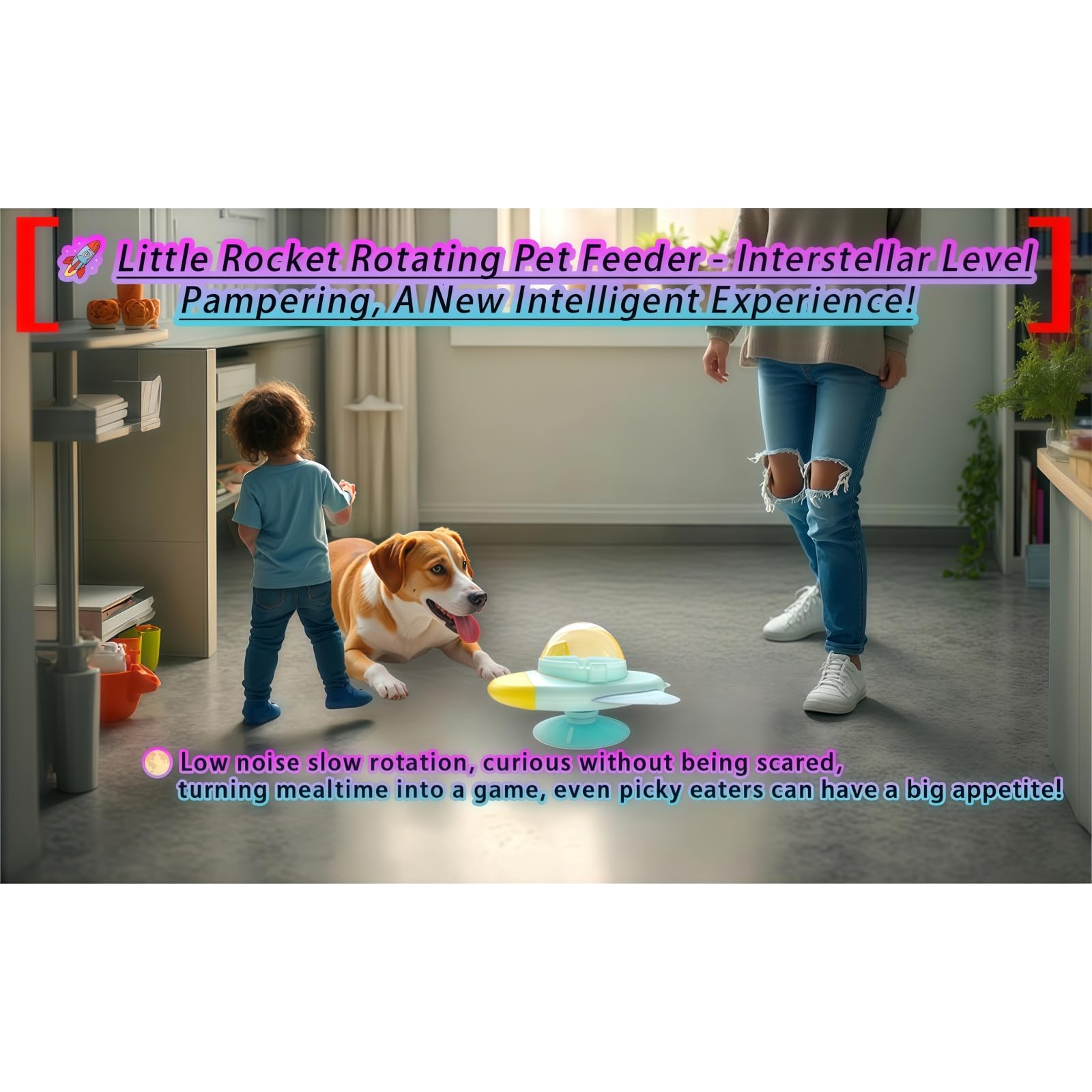 Interactive Dog Puzzle Toy Treat Dispenser - Slow Feeder to Reduce Boredom and Encourage Play