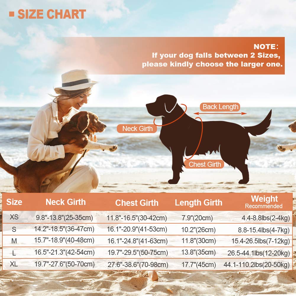 Emust Dog Life Vest, Dog Life Jacket For Small, Middle, Large Dogs With Rescue Handle Flotation Vest Safety Lifesaver For Swimmi