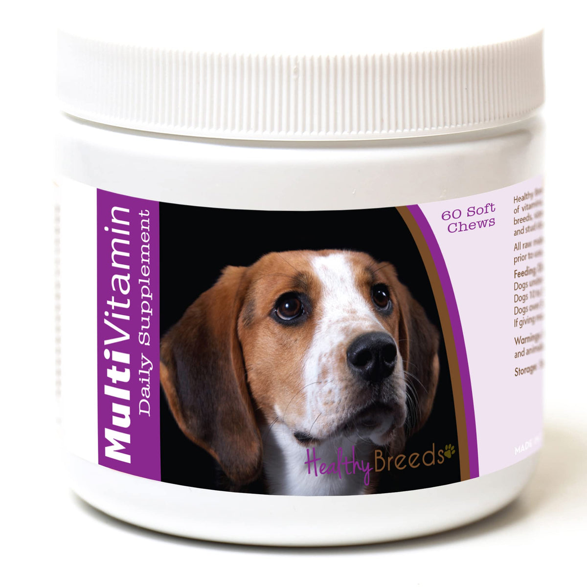 Healthy Breeds American English Coonhound Multi-Vitamin Soft Chews 60 Count