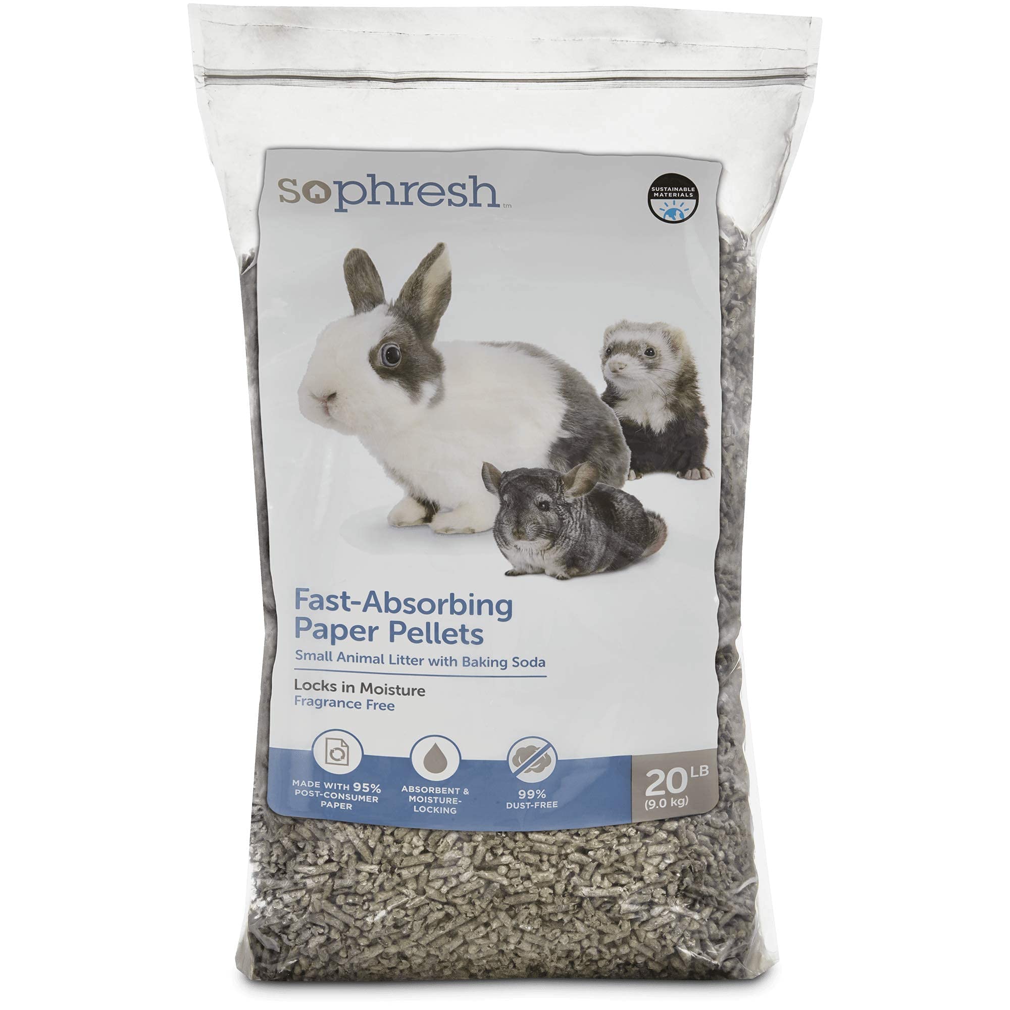 So Phresh Paper Pellets Small Animal Litter 20 Lbs.