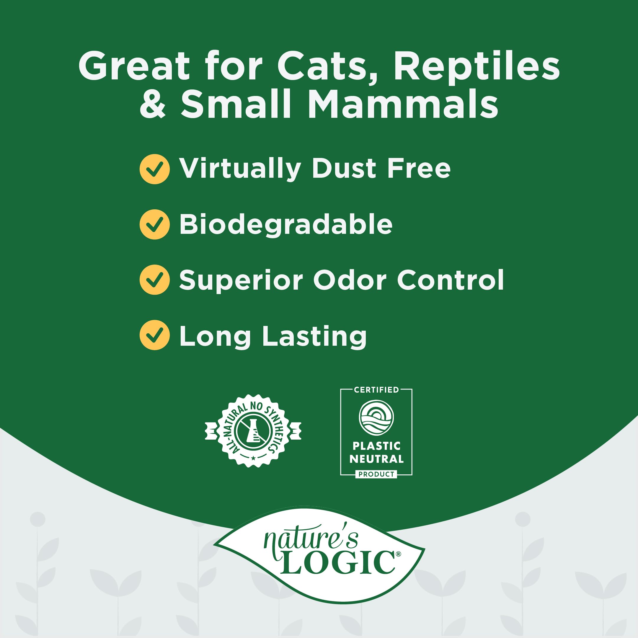 Nature'S Logic All-Natural Cat Litter, 24Lb