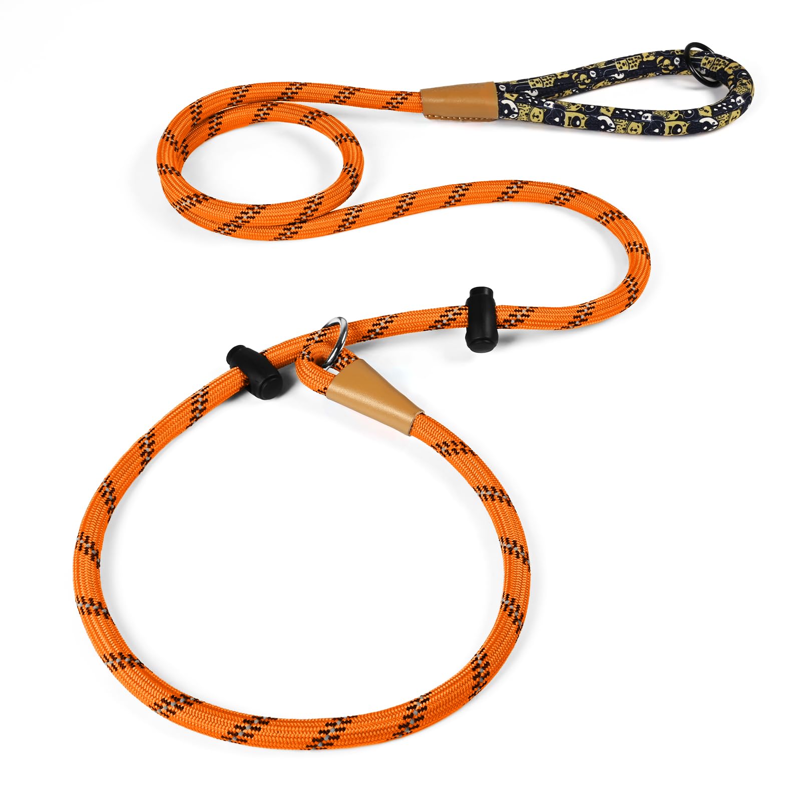 Lynxking Slip Lead Dog Leash Reflective, Heavy Duty Comfortable Strong Rope For Large Medium Small Dogs No Pull Pet Training (Or