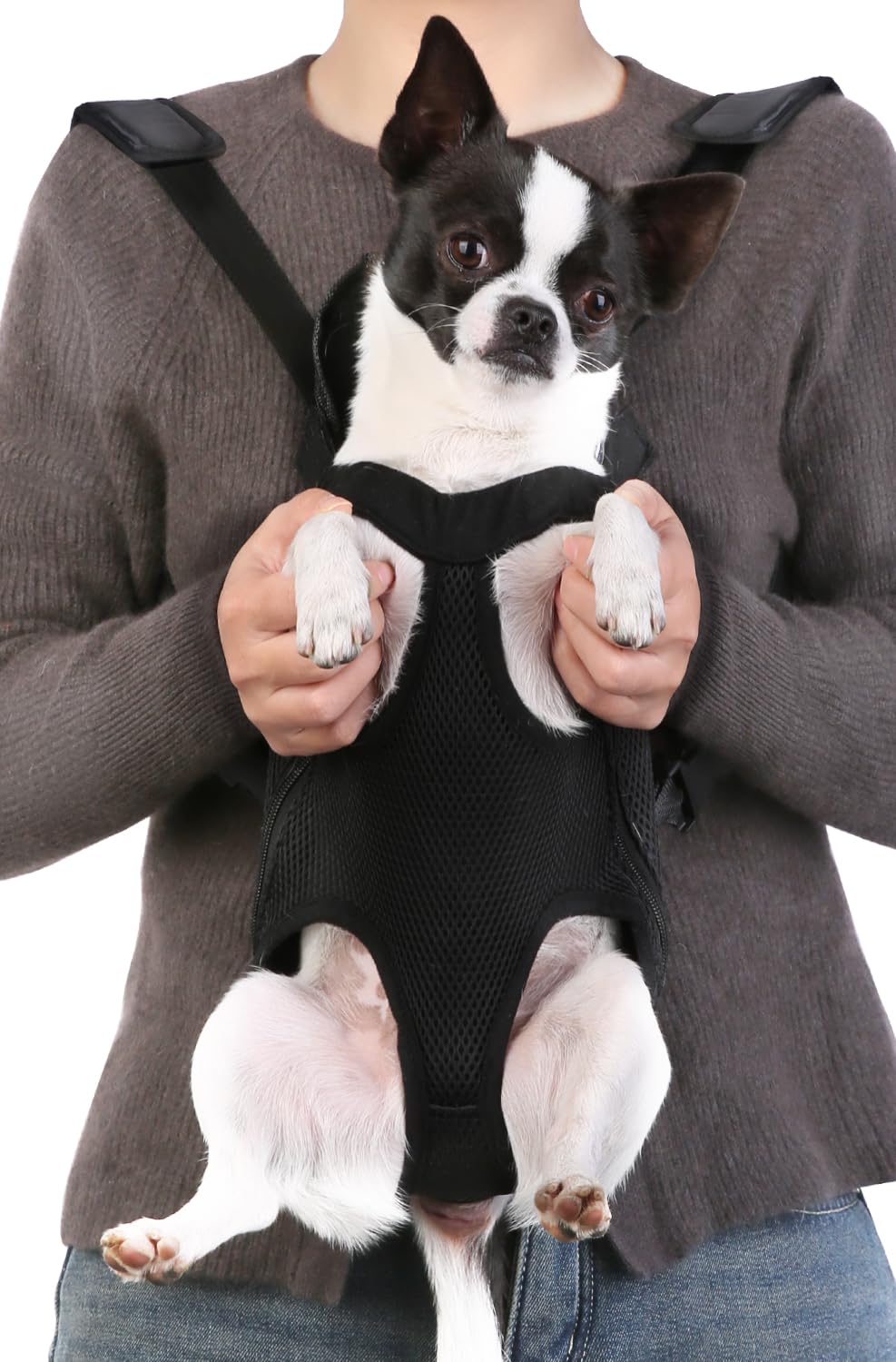 Inspack Dog Backpack Carrier, Adjustable Pet Cat Dog Front Carriers Back Pack, Dog Travel Bag, Dog Chest Carrier,Dog Carriers Fo