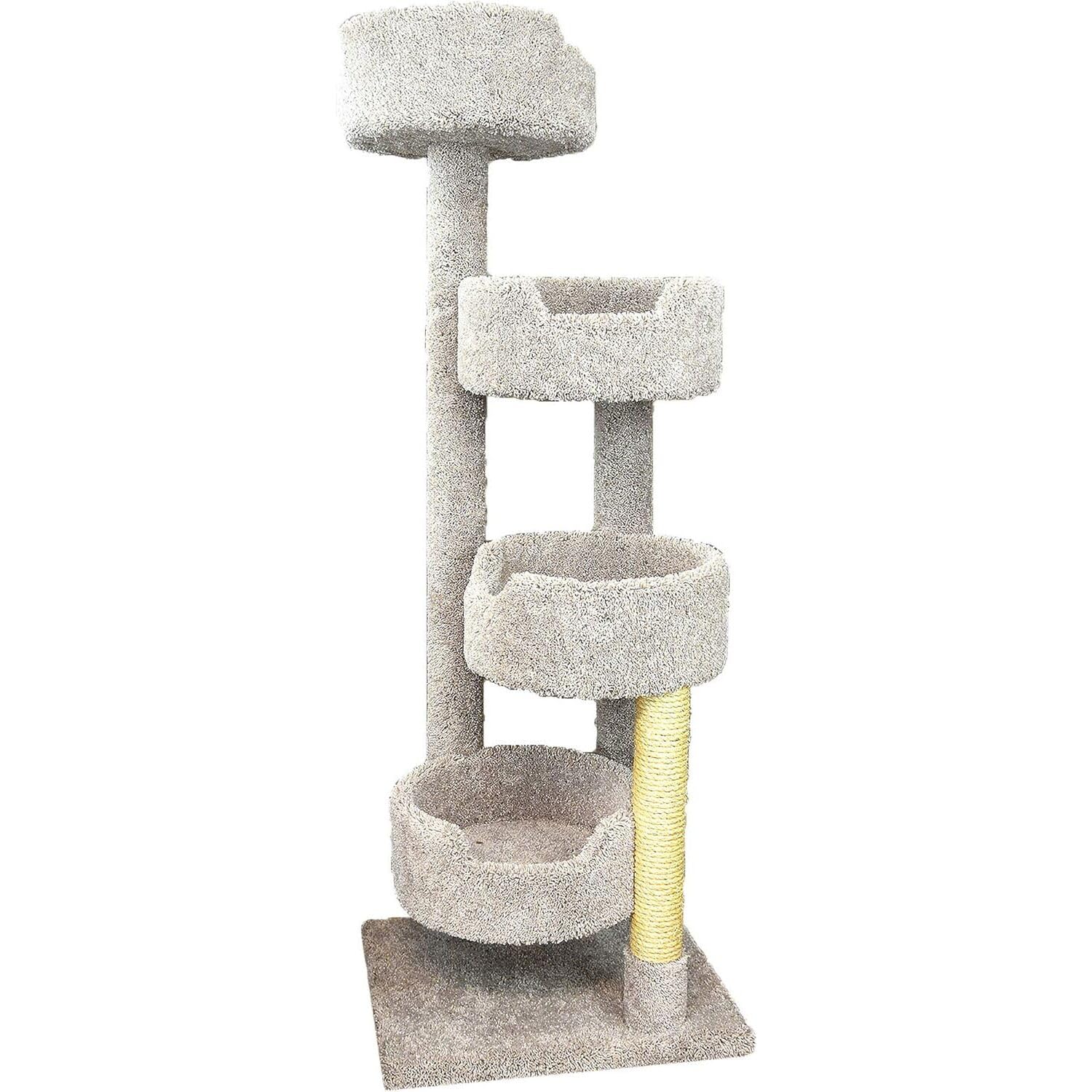 New Cat Condos Beige Large Cat Stairway