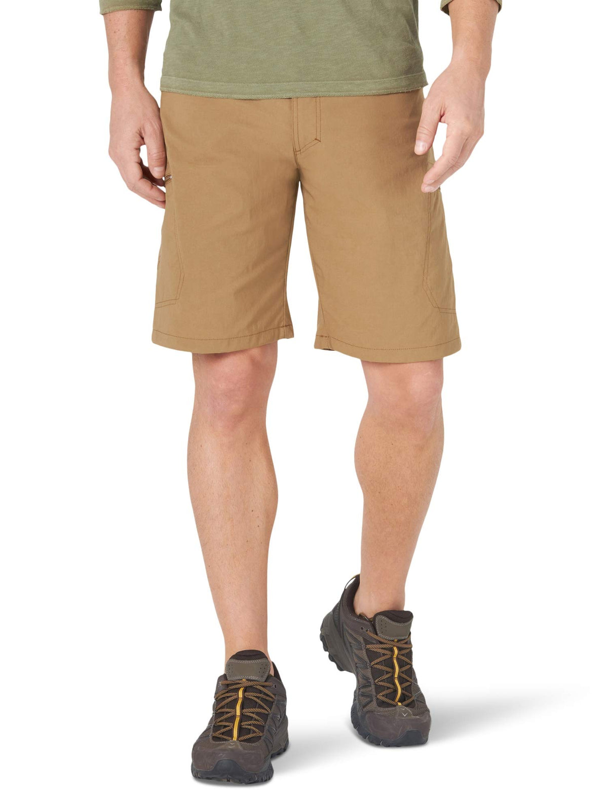 Wrangler Authentics Mens Performance Comfort Flex Cargo Shorts, Bronze, 38 Us