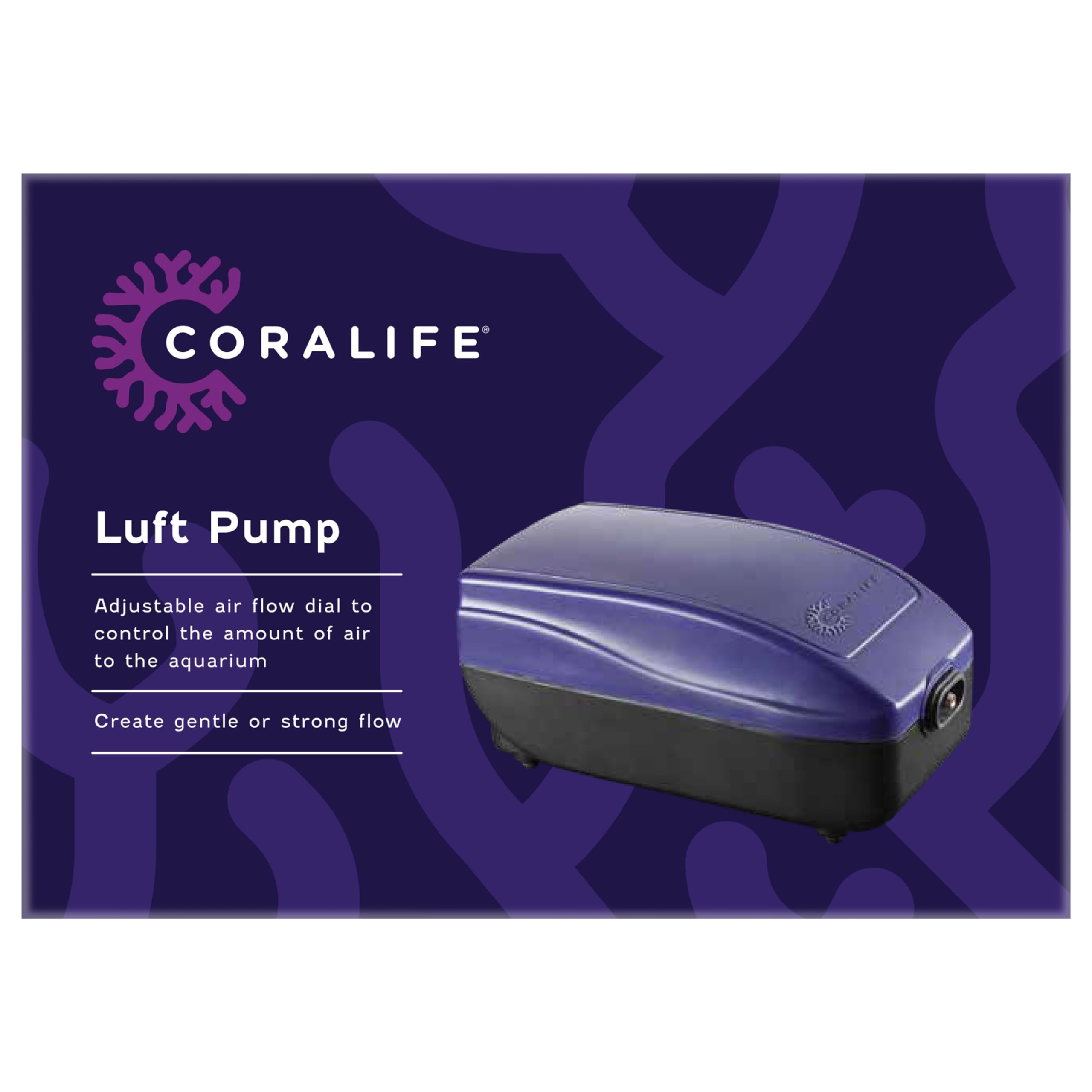 Coralife Aquarium Fish Tank Marine Salt Water Or Fresh Water Luft Air Pump