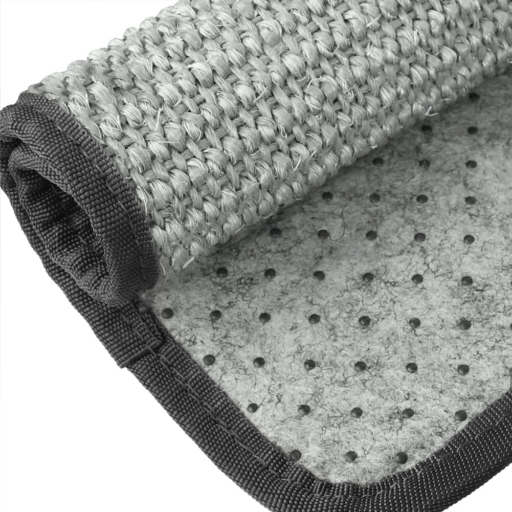 Cat Scratching Pad Natural Sisal Sofa Corner Furniture Protector Scratching Mat Cat Scratch Pads Couch Corner Protecting Furniture Anti-Slip Sisal Cat Repellent Mat For Sofa Bed Chair Desk Legs