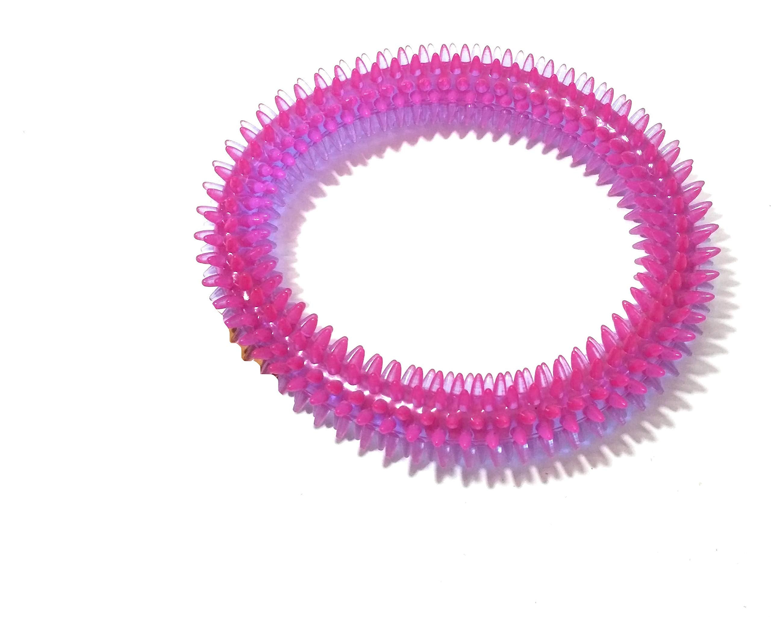 Pets Natural Rubber Dental Teething Chew Dog Toy, 6 Inches, Puppy Teething Toy, Color May Vary