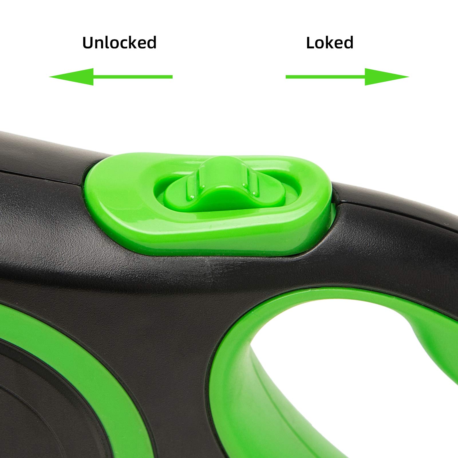 Pina Retractable Dog Leash, 16Ft Dog Leash For Small Medium Dogs Up To 44Lbs, 360 Tangle-Free Strong Reflective Nylon Tape, With