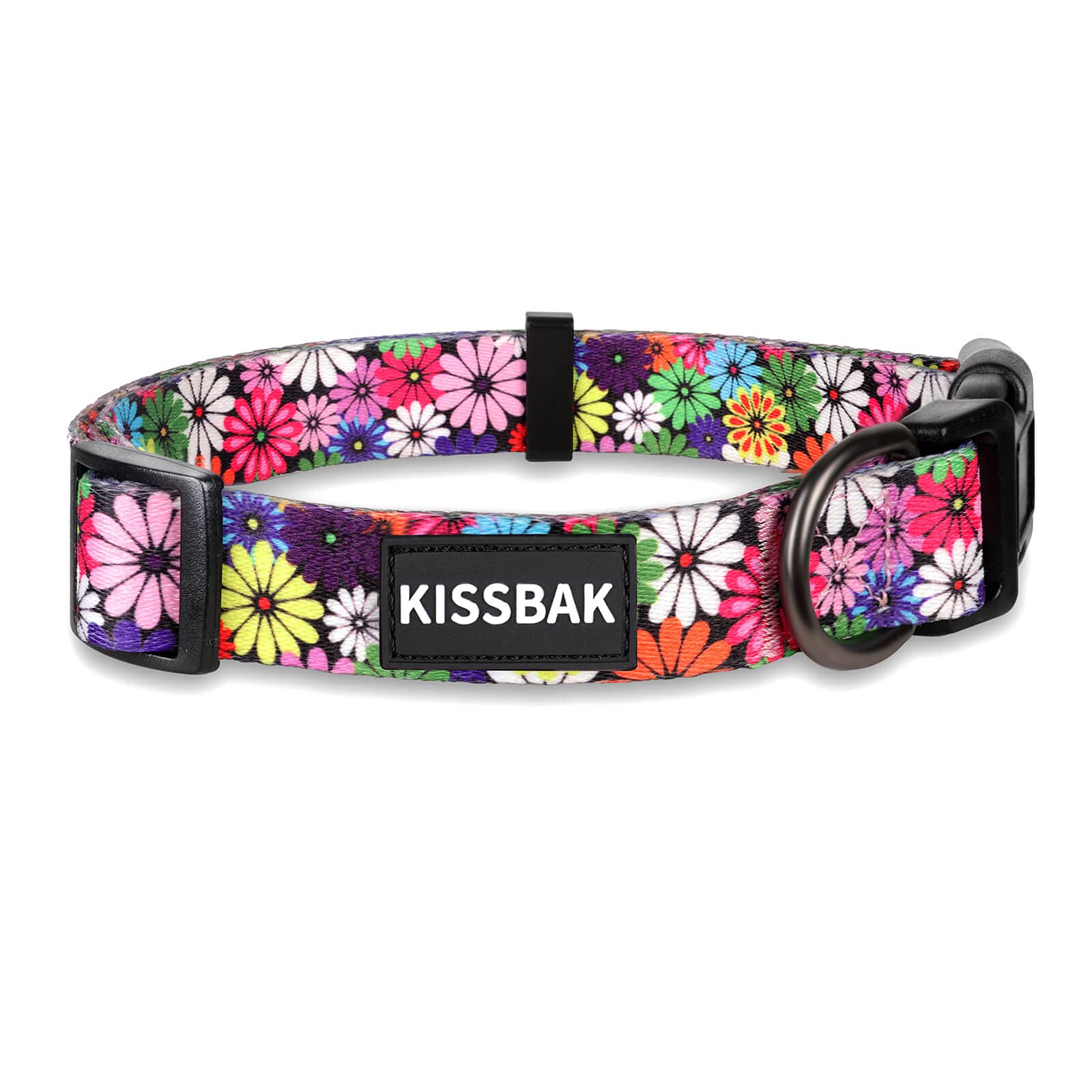 Kissbak Dog Collar For Medium Dogs - Special Design Cute Girl Dog Pet Collar Soft Adjustable Fancy Floral Girl Puppy Dog Collars