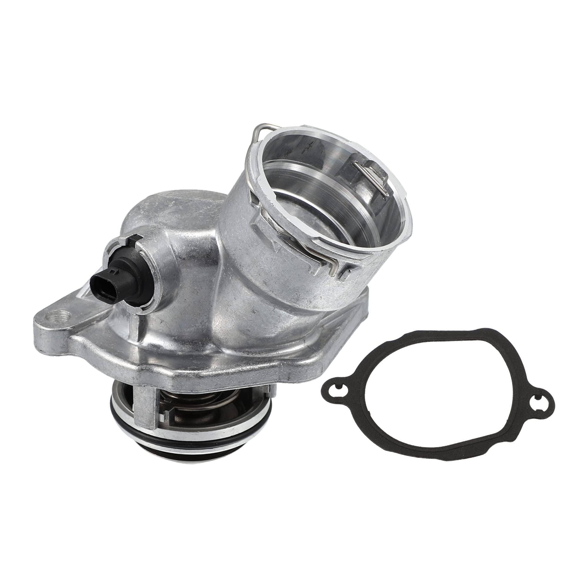 X AUTOHAUX 2722000115 Engine Coolant Thermostat Housing Assembly for Mercedes-Benz C250 C280 C300 CLK350 ML350 ML450 R350 S400 S
