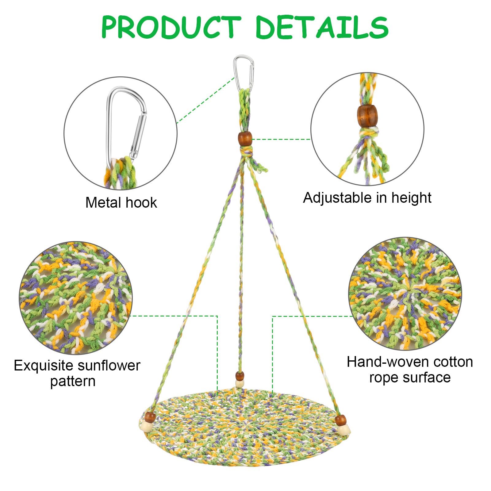 Jspupifip Bearded Dragon Bed,Bearded Dragon Hammock Large Accessories For Habitat Reptile Hammock Round Lizard Cage Gecko Tank A