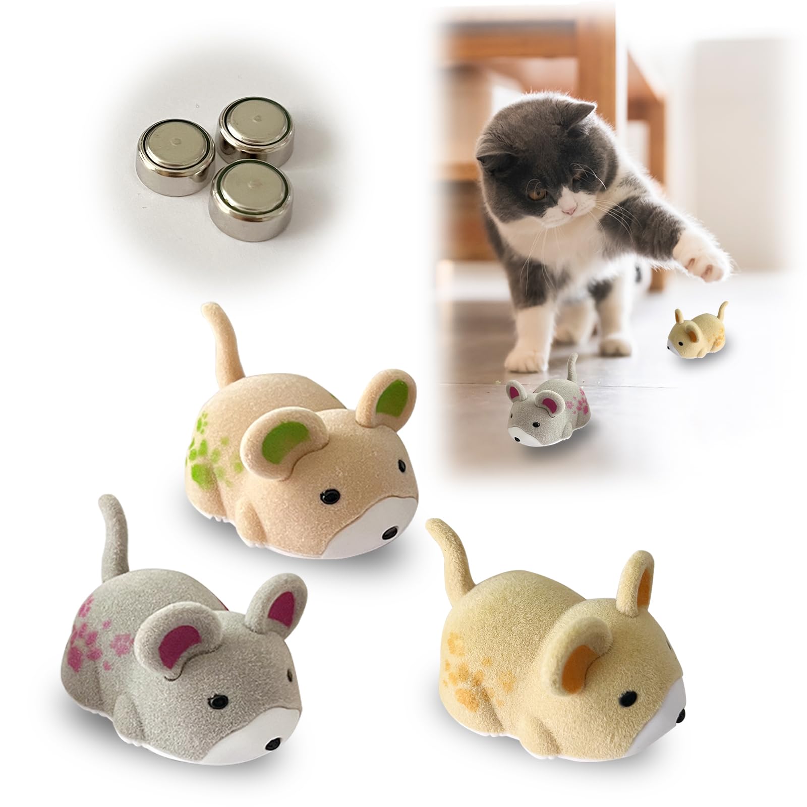 Ohgosh Hamster Teaser That Escapes, Cats Catching Mouse Game, Interactive Cat Toy, Quirky Pet Interactive Tools, Hurry Up And Gi