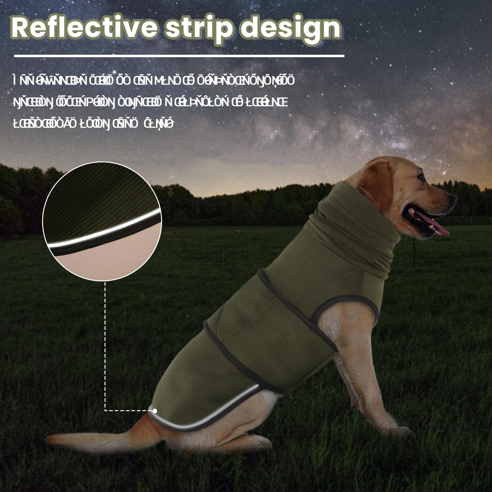 Dog Anxiety Calming Hoodie,Breathable Dog Anxiety Jacket Vest Coat For Thunderstorms, Fireworks, Vet Visits, Separation,Adjustab