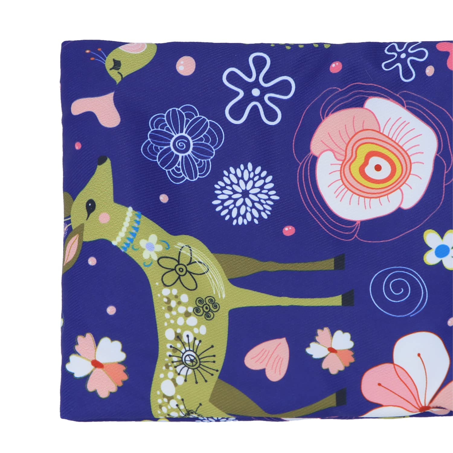 Wontee Small Pet Sleeping Pouch Sleep Bag Warm Bed Hideout For Hamsters Hedgehogs Sugar Gliders Squirrels (L, Blue Elk)