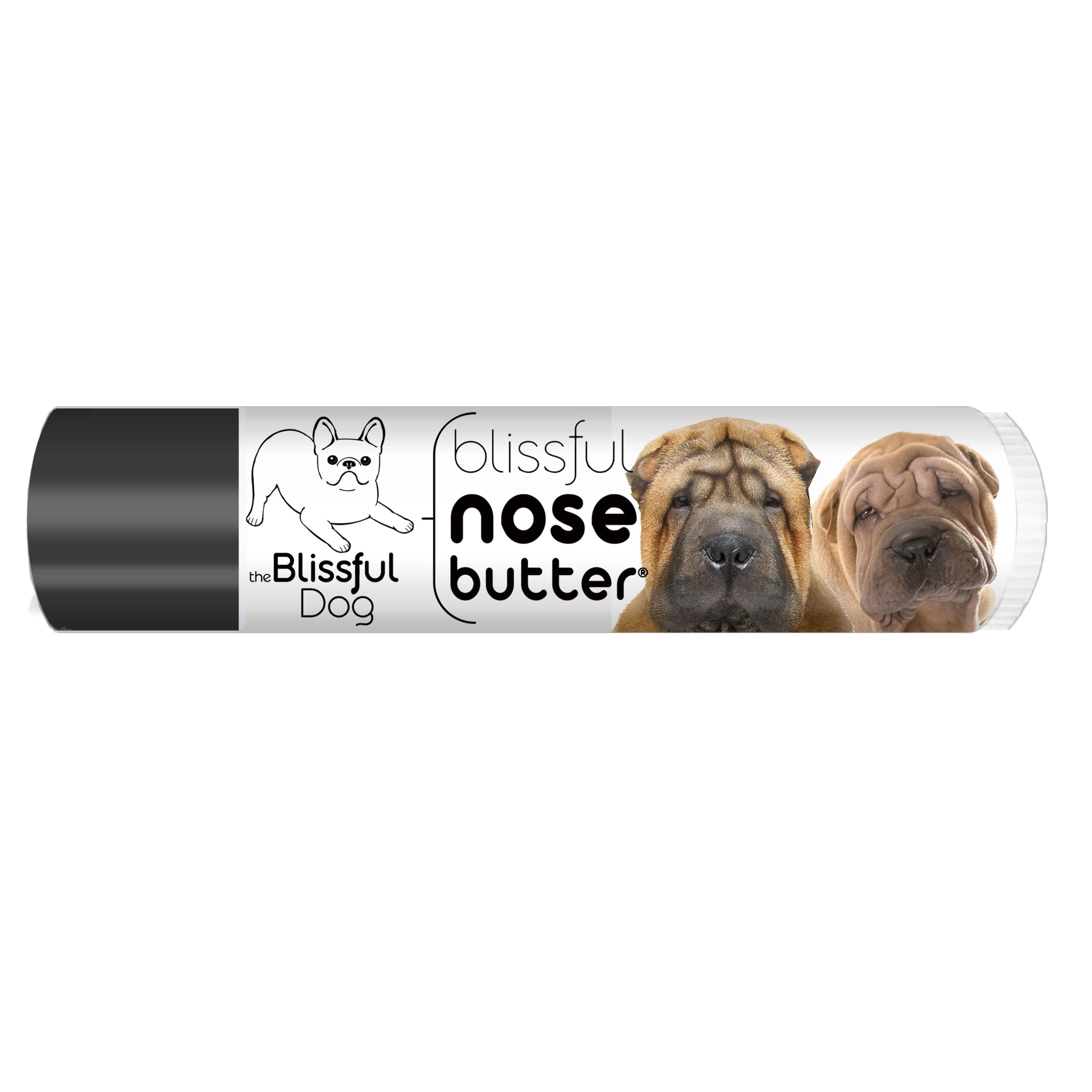 The Blissful Dog Chinese Shar-Pei Unscented Nose Butter Tube, 0.15-Ounce